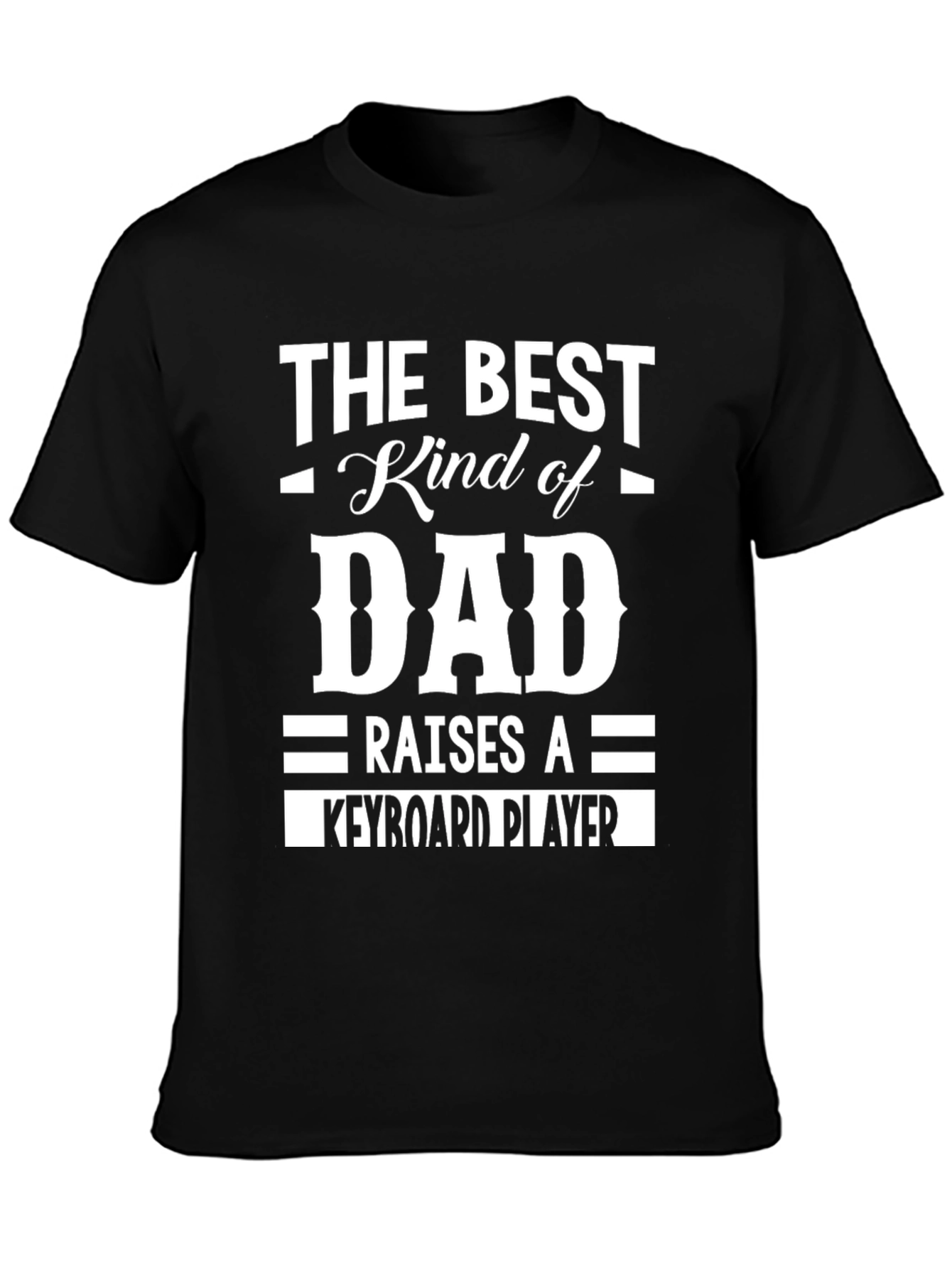 Best Dad Keyboard Player T-Shirt