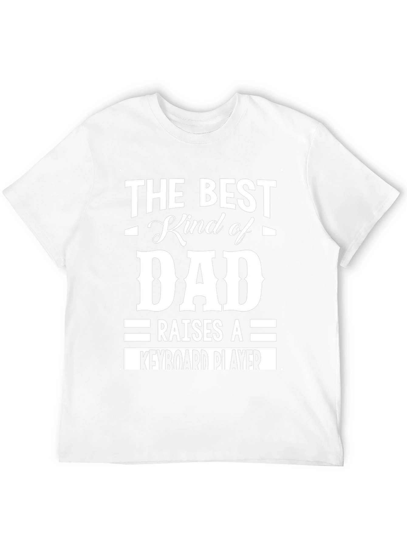 Best Dad Keyboard Player T-Shirt