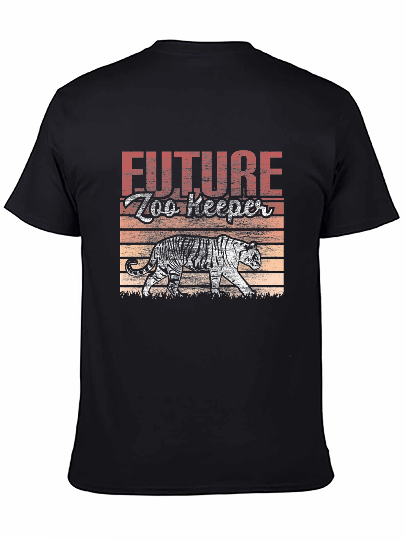 Future Zookeeper Tiger Graphic Tee - Black