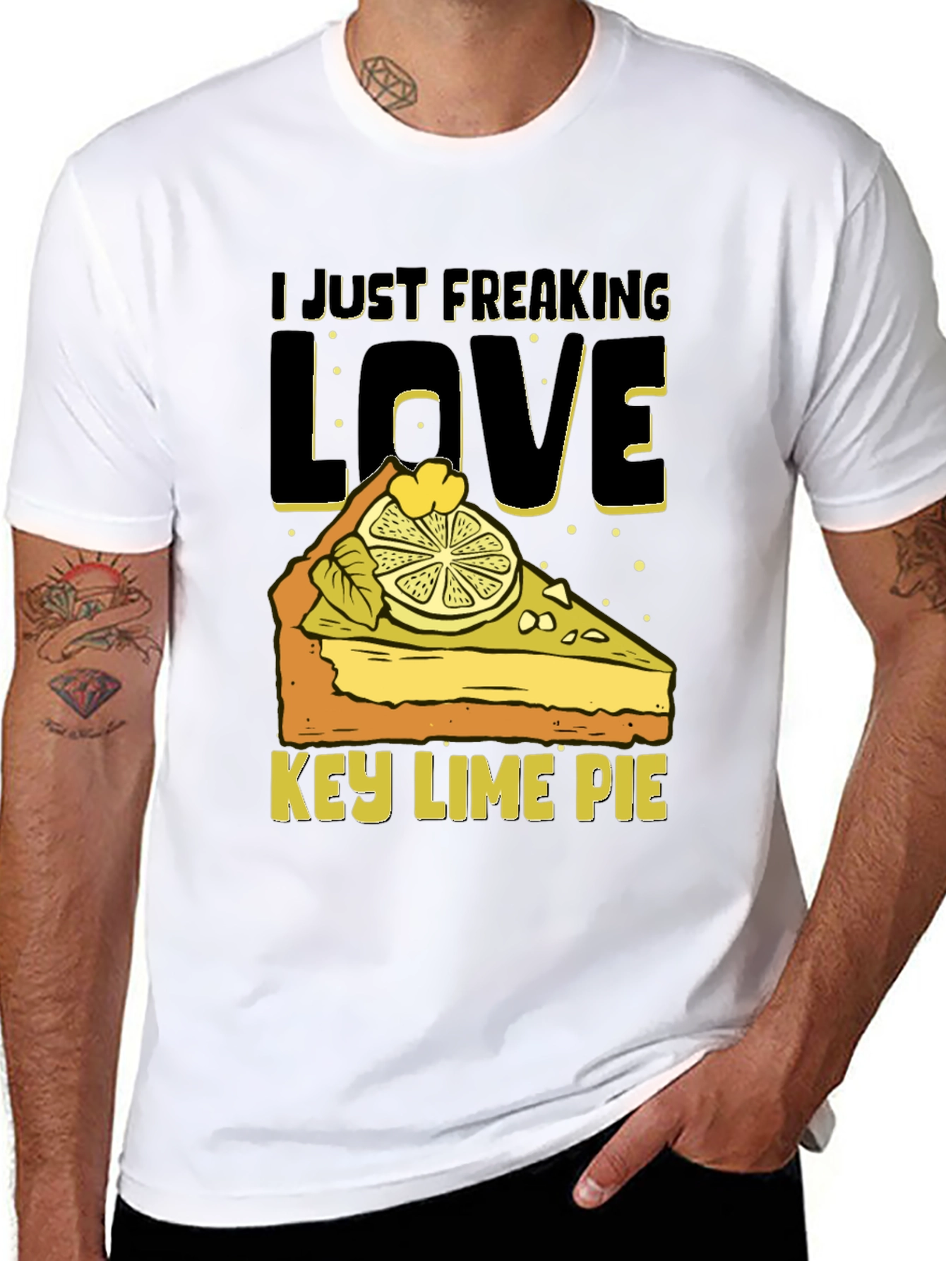 I Love Key Lime Pie Graphic T-Shirt