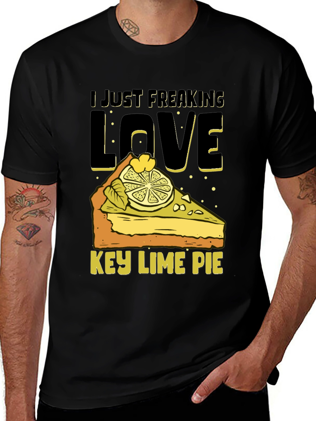 I Love Key Lime Pie Graphic T-Shirt