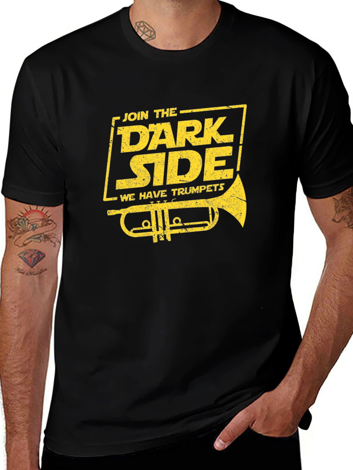 Join the Dark Side Trumpet Graphic T-Shirt