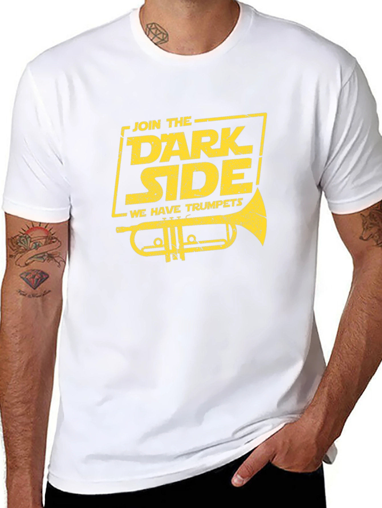 Join the Dark Side Trumpet Graphic T-Shirt