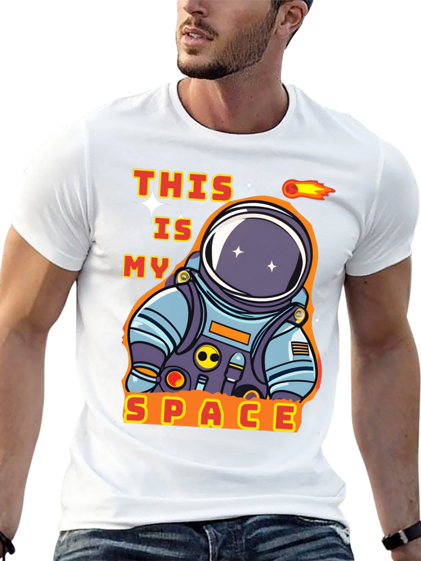 This is My Space Astronaut Graphic Tee