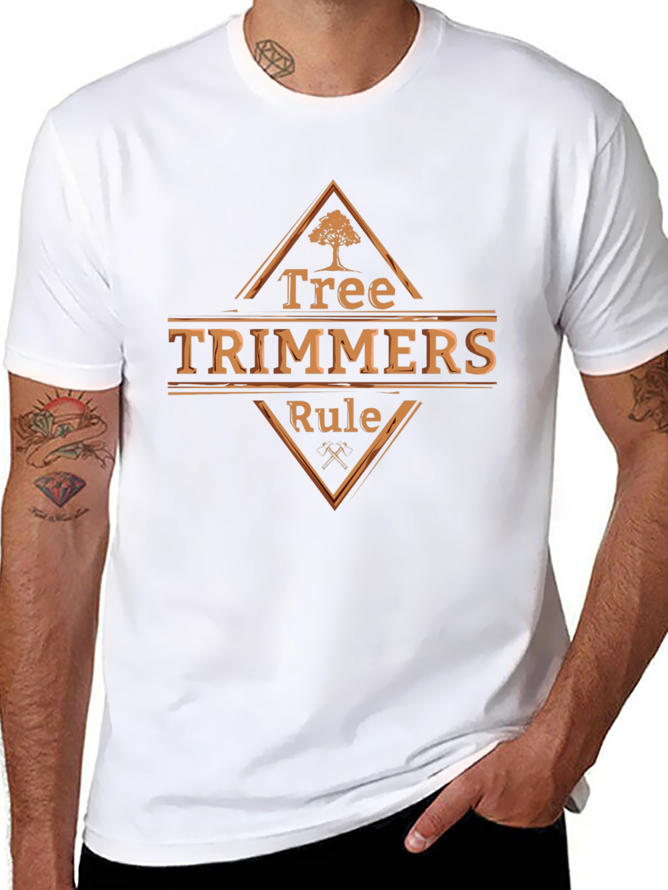 Tree Trimmers Rule Graphic Tee