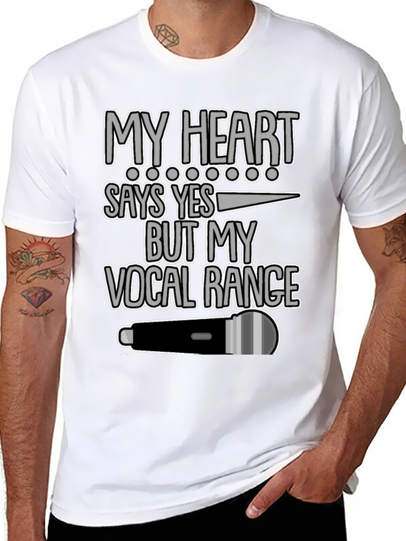 My Heart Says Yes Vocal Range T-Shirt
