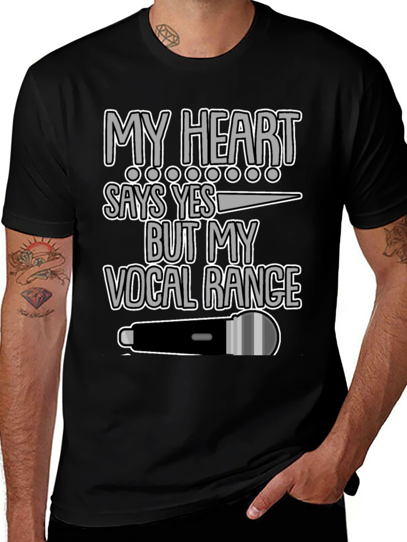 My Heart Says Yes Vocal Range T-Shirt