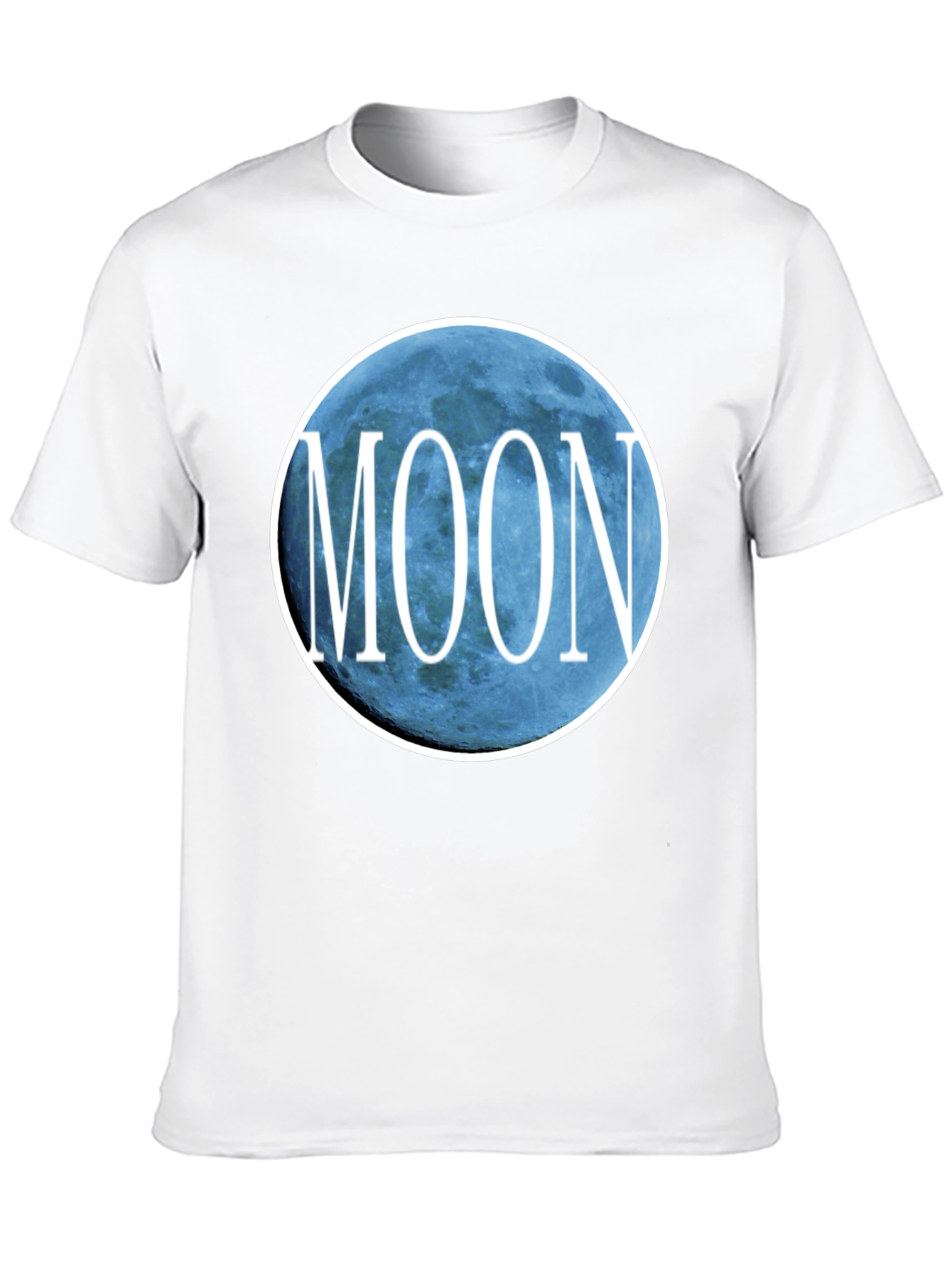 Moon Graphic T-Shirt - Black Cotton Tee