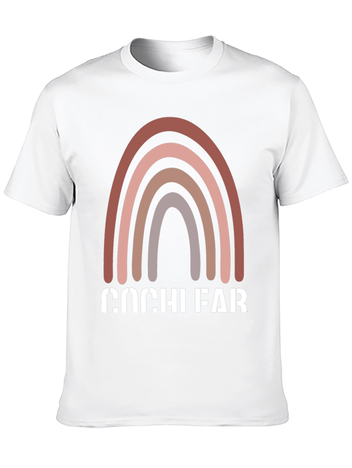 Retro Rainbow Graphic Tee - Cochi Far Print