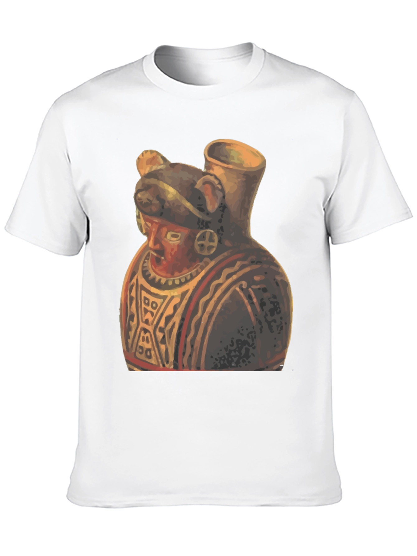 Unique Artistic Graphic Tee - Anthropomorphic Pottery