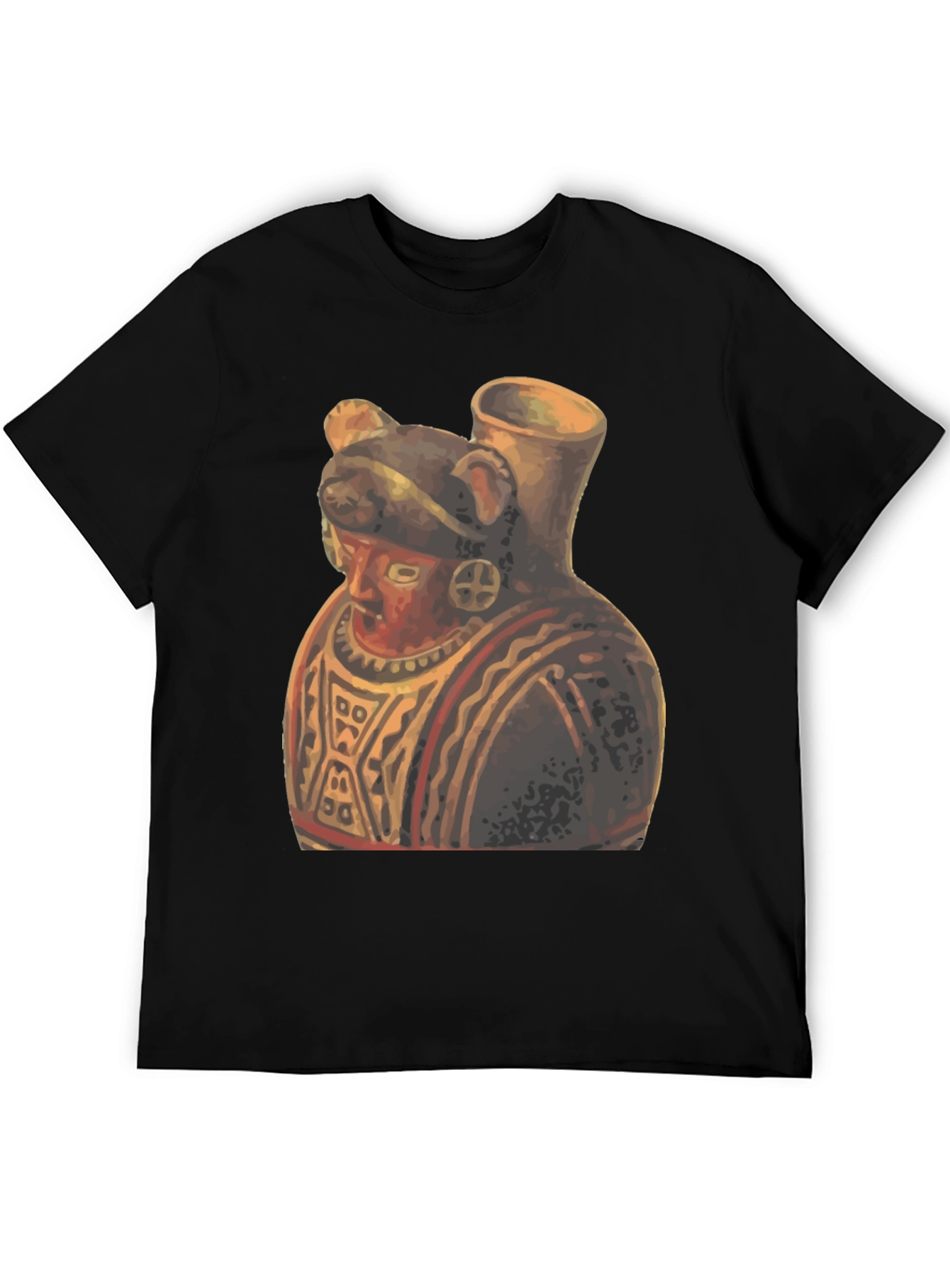 Unique Artistic Graphic Tee - Anthropomorphic Pottery