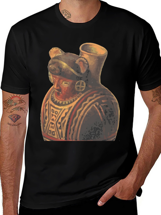 Unique Artistic Graphic Tee - Anthropomorphic Pottery