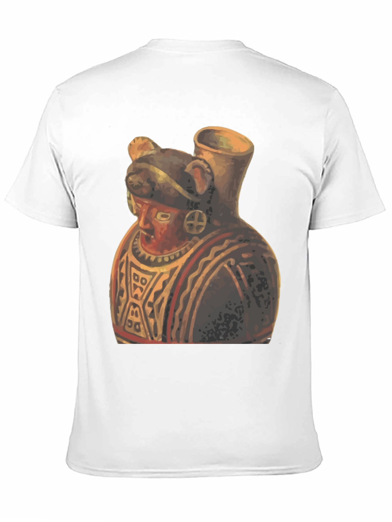 Unique Artistic Graphic Tee - Anthropomorphic Pottery