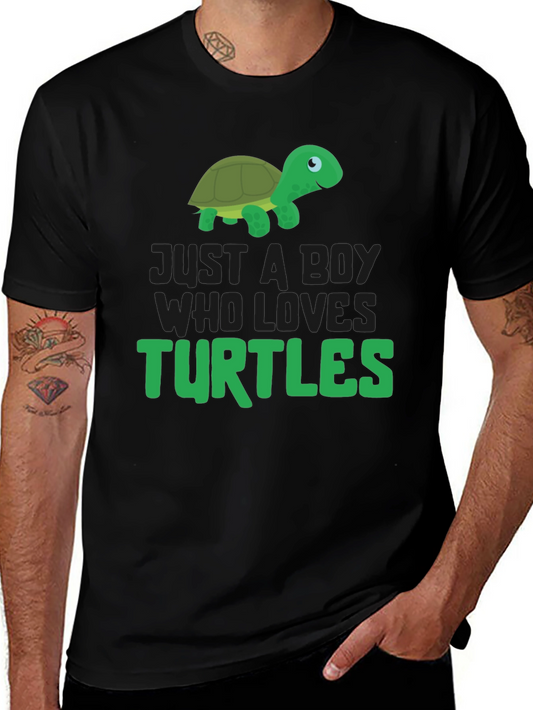 Boy Who Loves Turtles T-Shirt