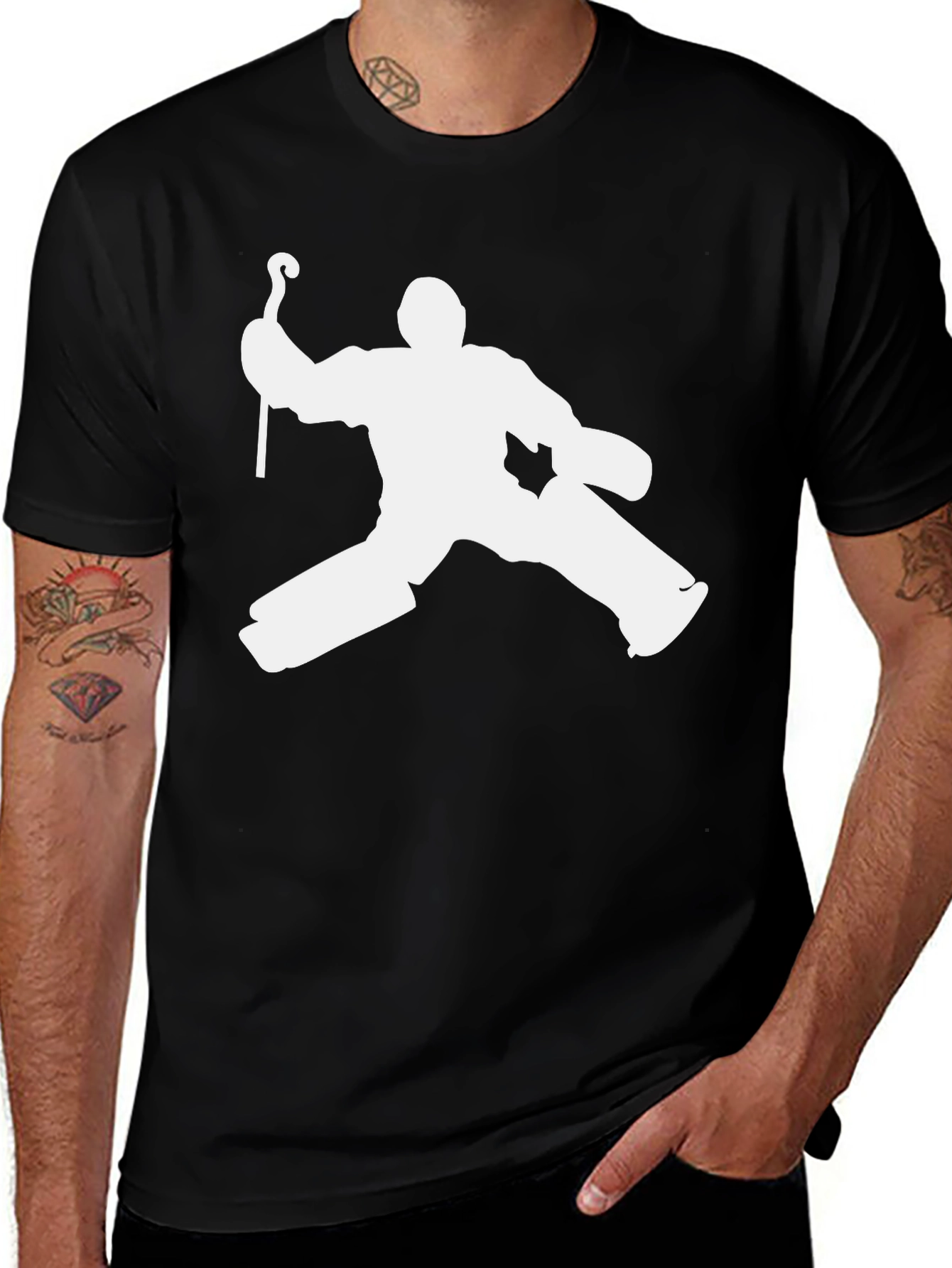 Hockey Goalie Graphic T-Shirt