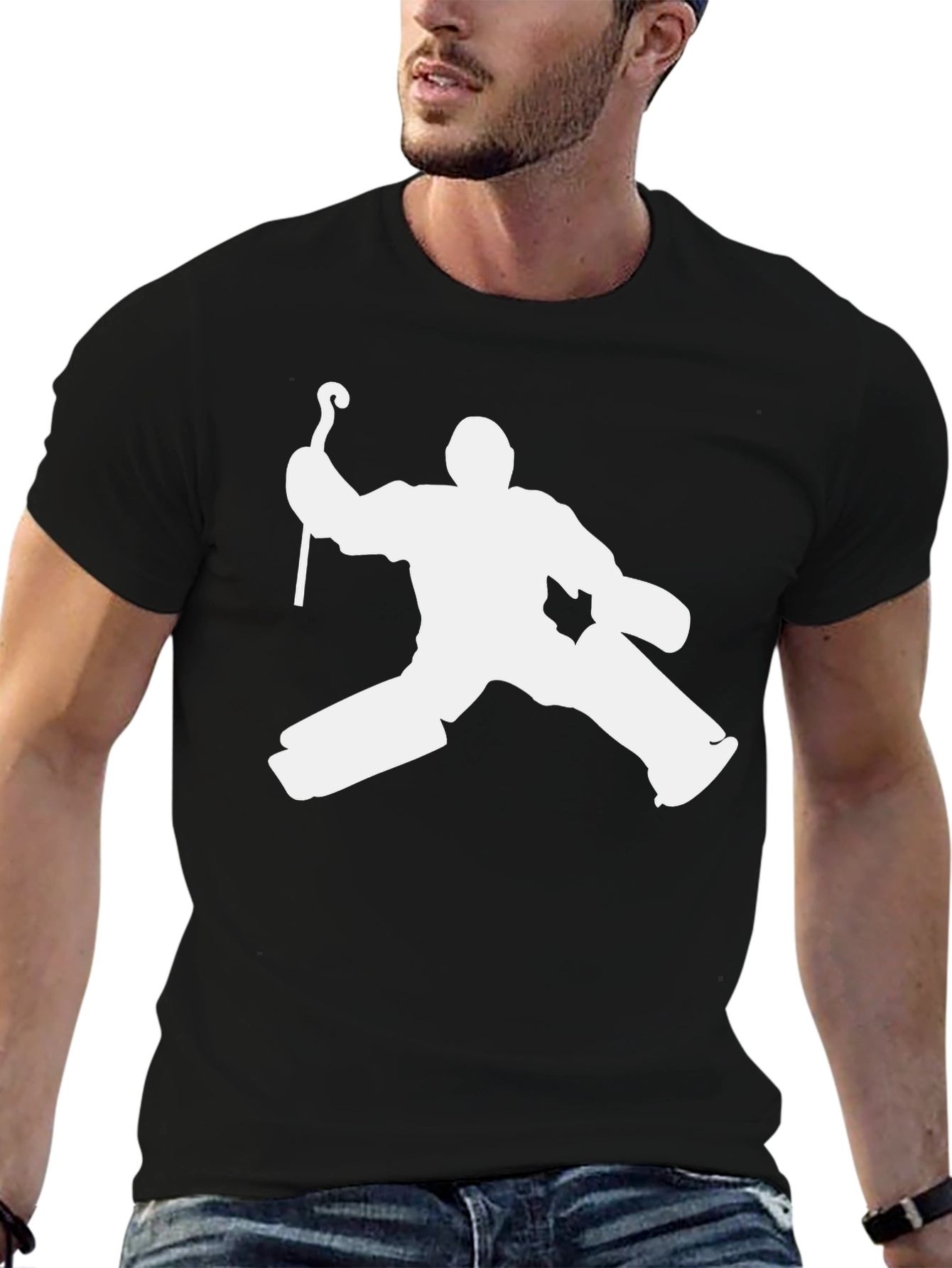 Hockey Goalie Graphic T-Shirt