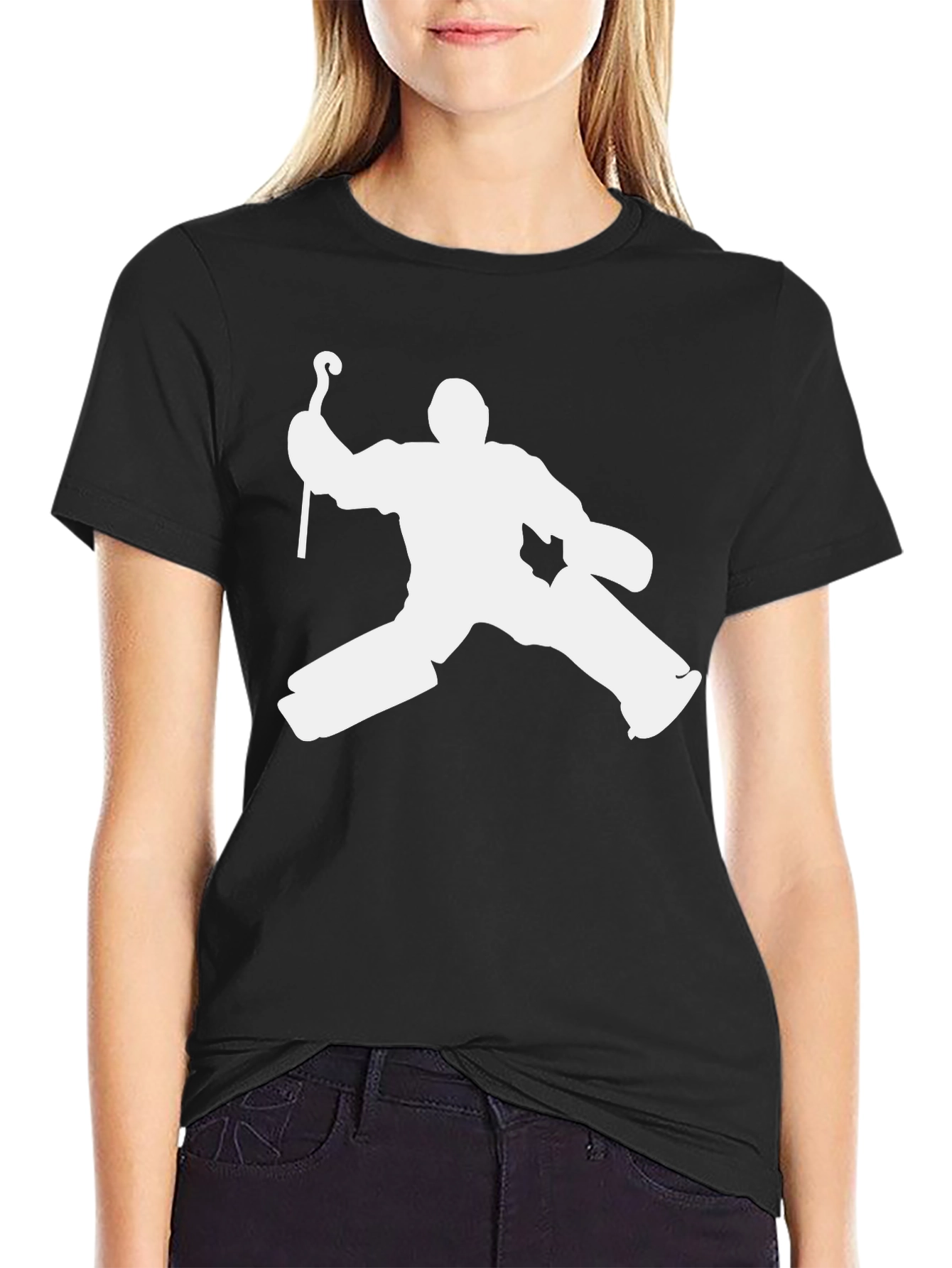 Hockey Goalie Graphic T-Shirt