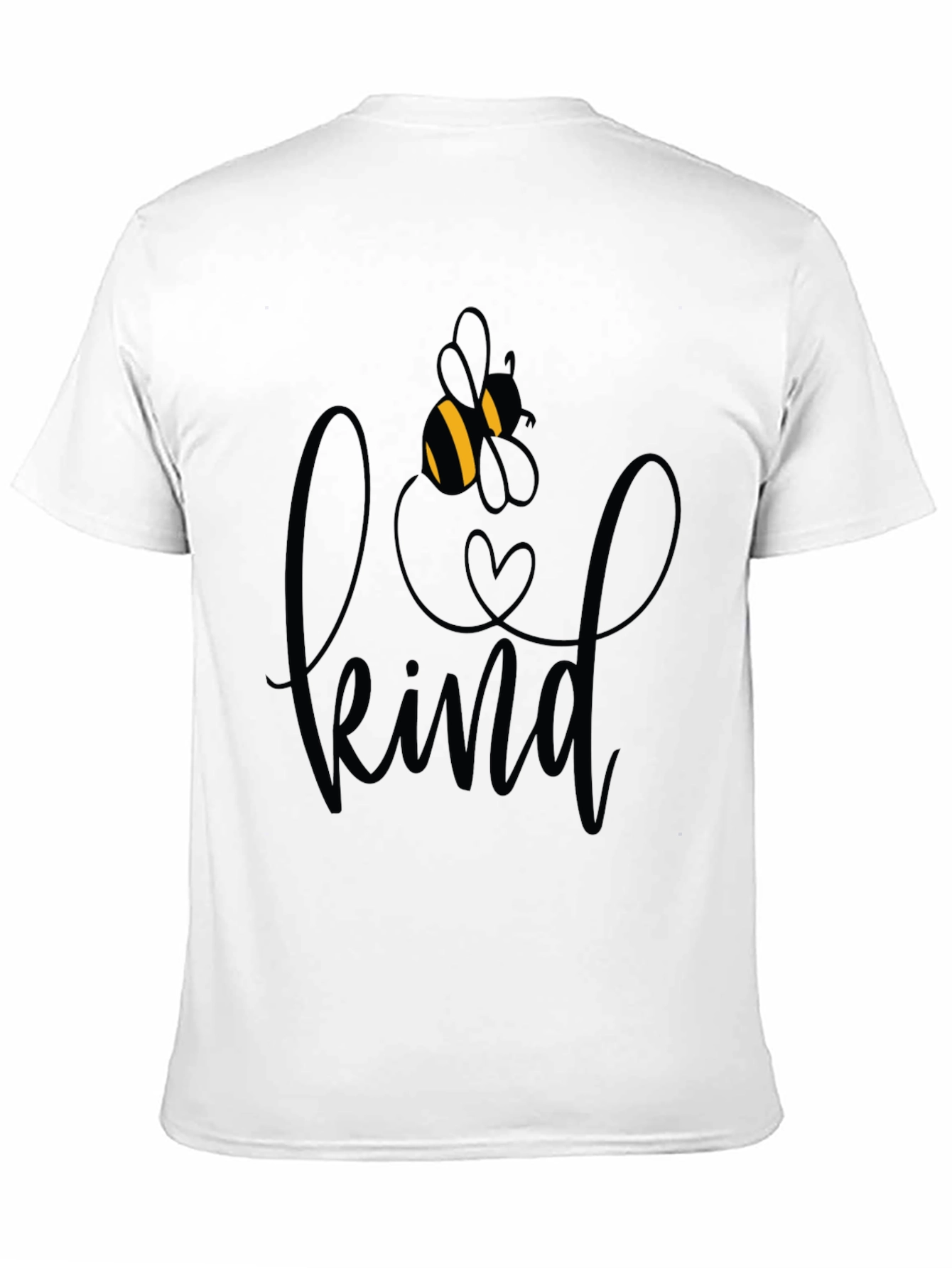 Be Kind Graphic Tee - Black Crew Neck