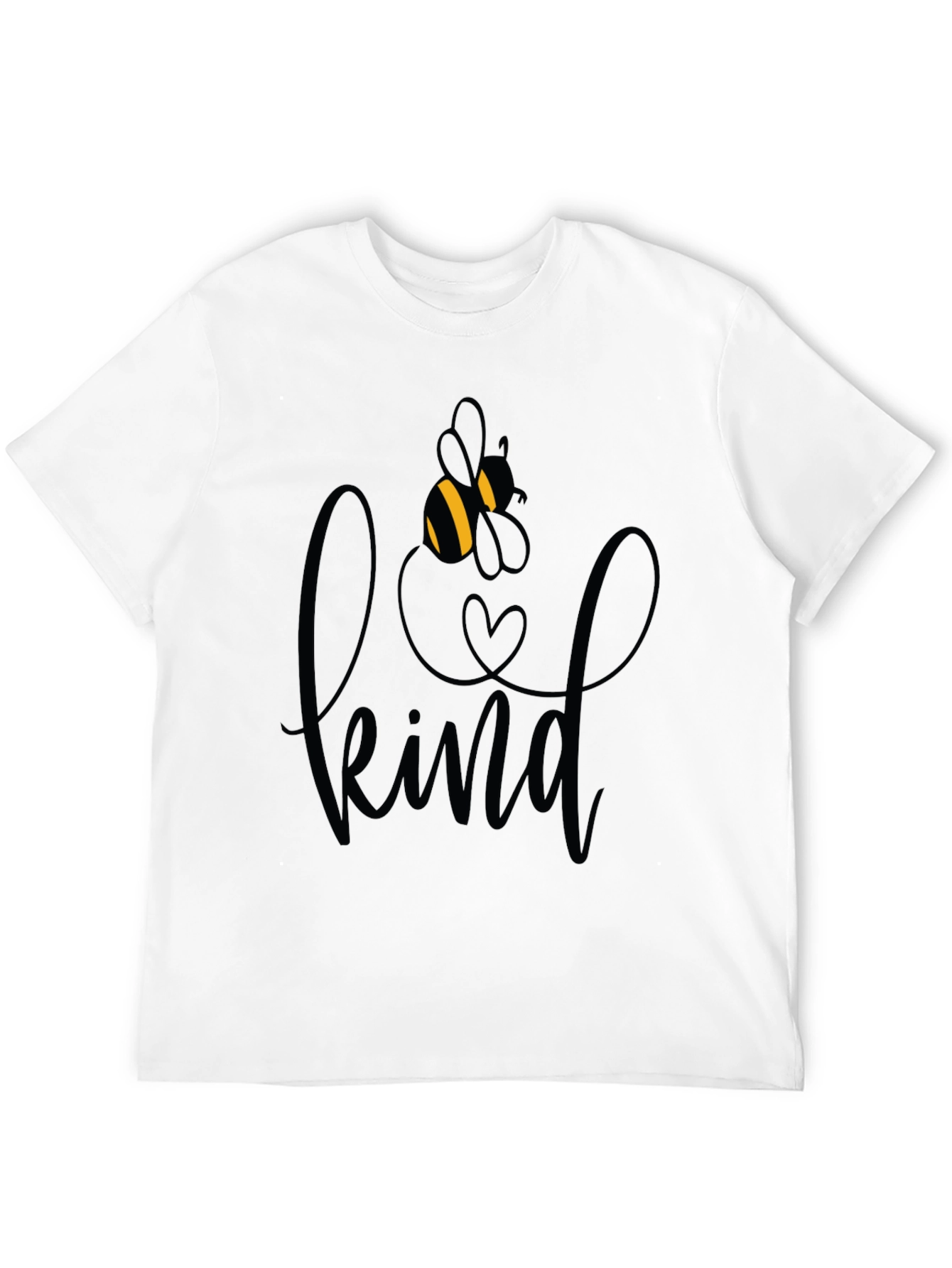 Be Kind Graphic Tee - Black Crew Neck