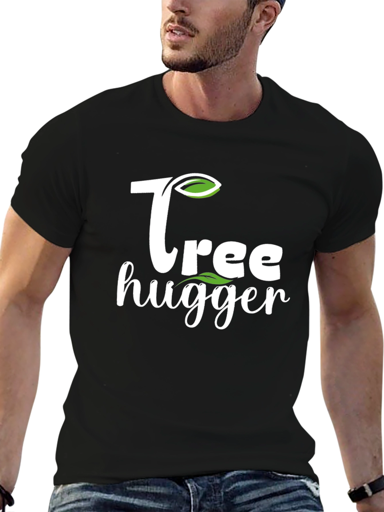 Tree Hugger Graphic Tee - Eco-Friendly Shirt