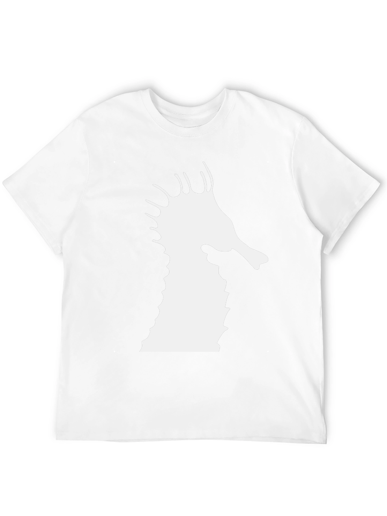 Seahorse Graphic Tee - Black Cotton Blend