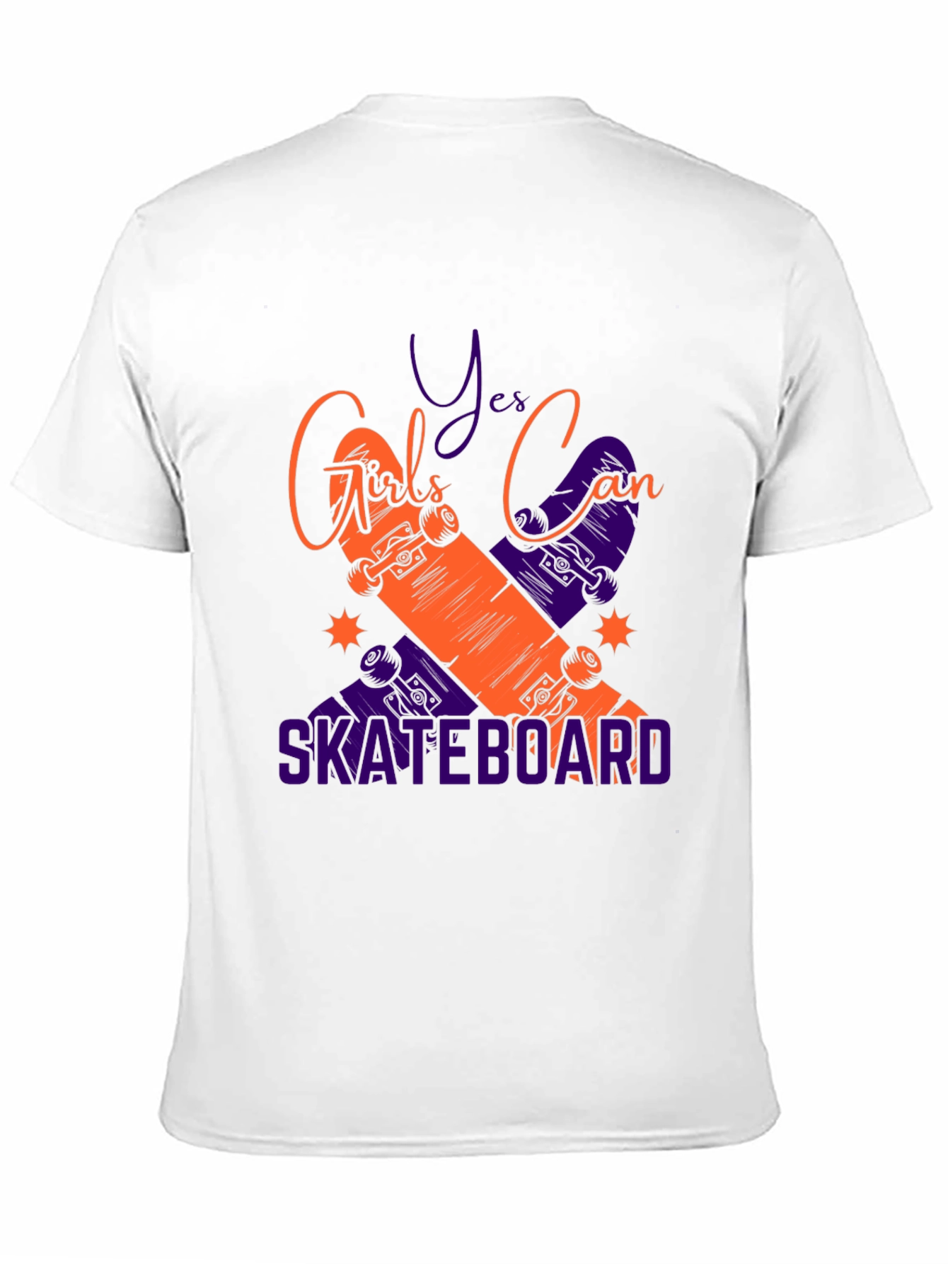 Girls Can Skateboard Graphic Tee - Black T-Shirt