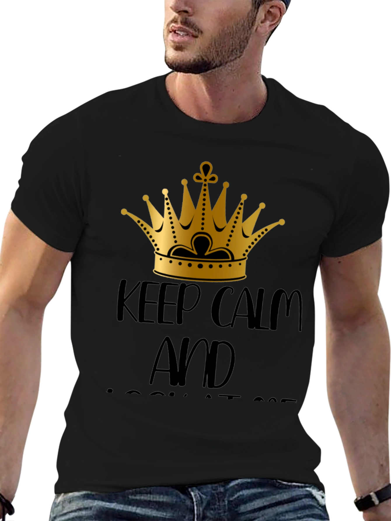 Keep Calm Crown Graphic T-Shirt