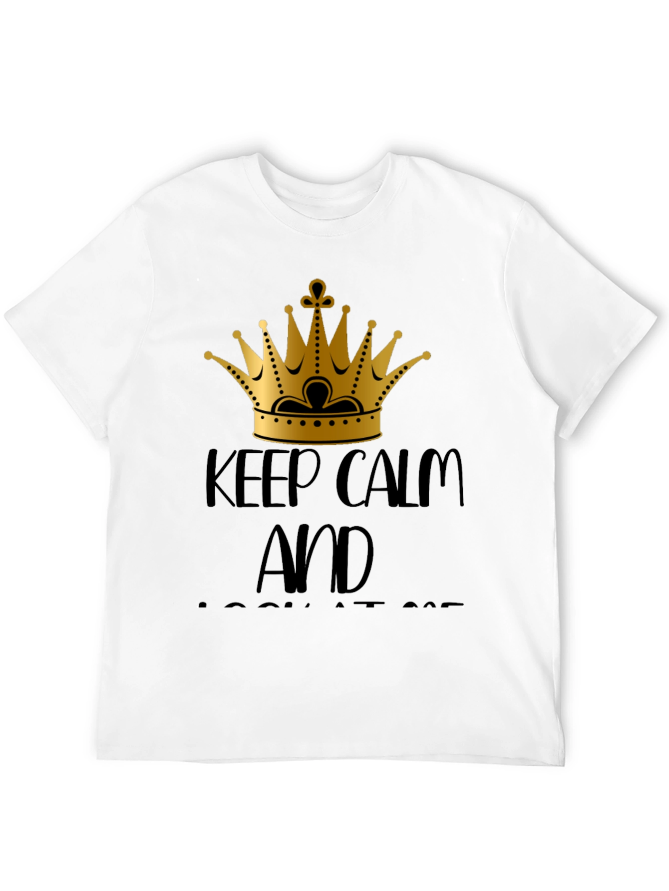 Keep Calm Crown Graphic T-Shirt