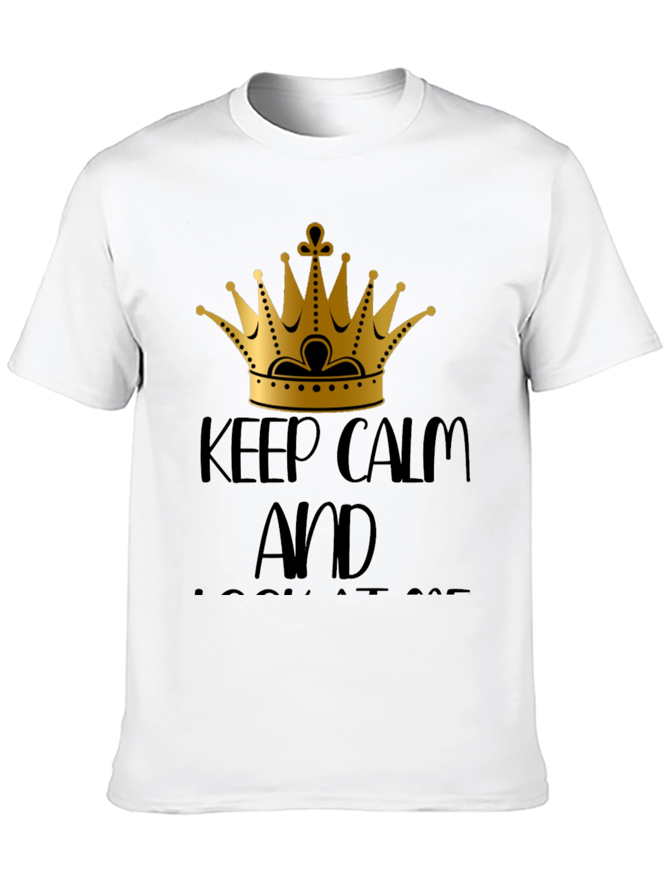 Keep Calm Crown Graphic T-Shirt
