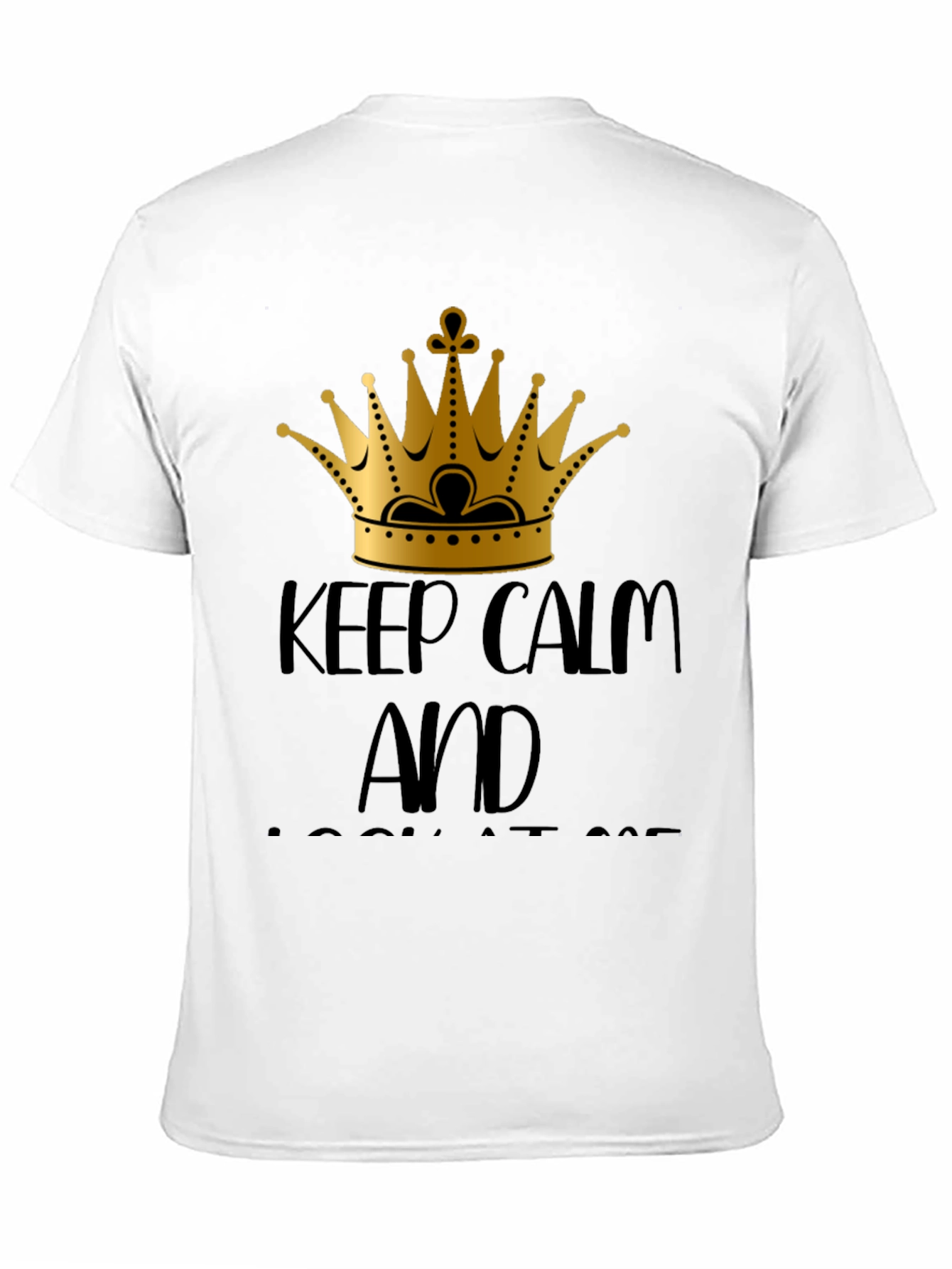 Keep Calm Crown Graphic T-Shirt