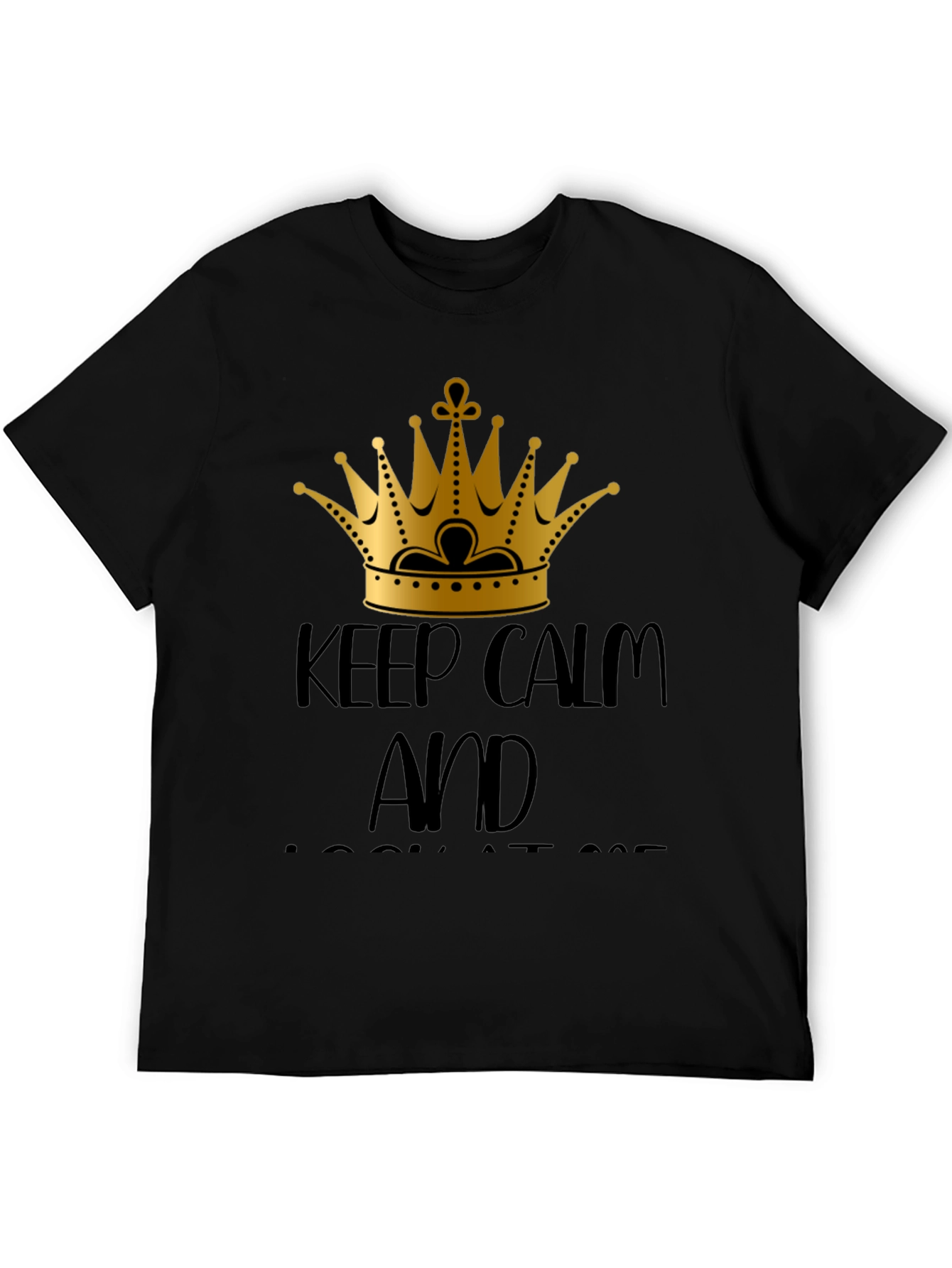 Keep Calm Crown Graphic T-Shirt