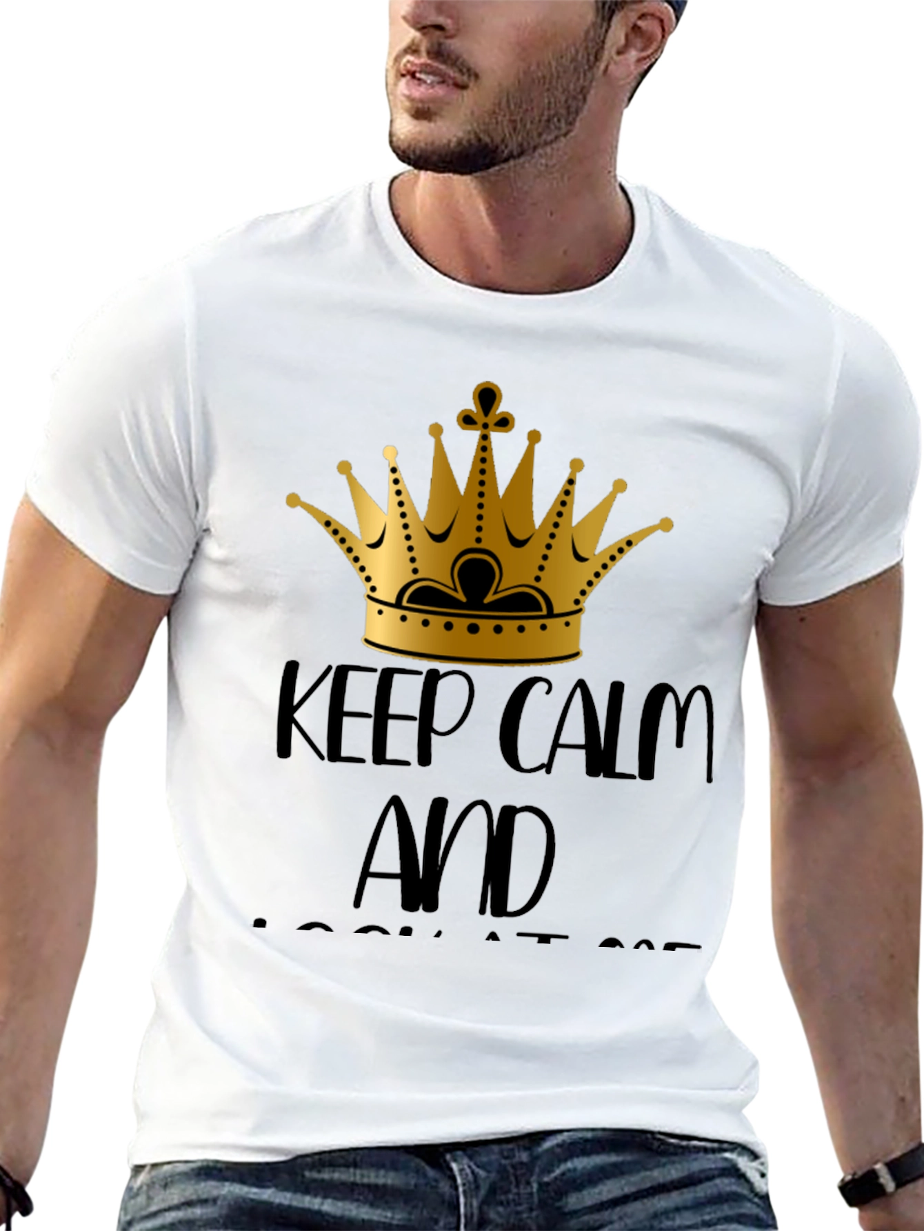 Keep Calm Crown Graphic T-Shirt