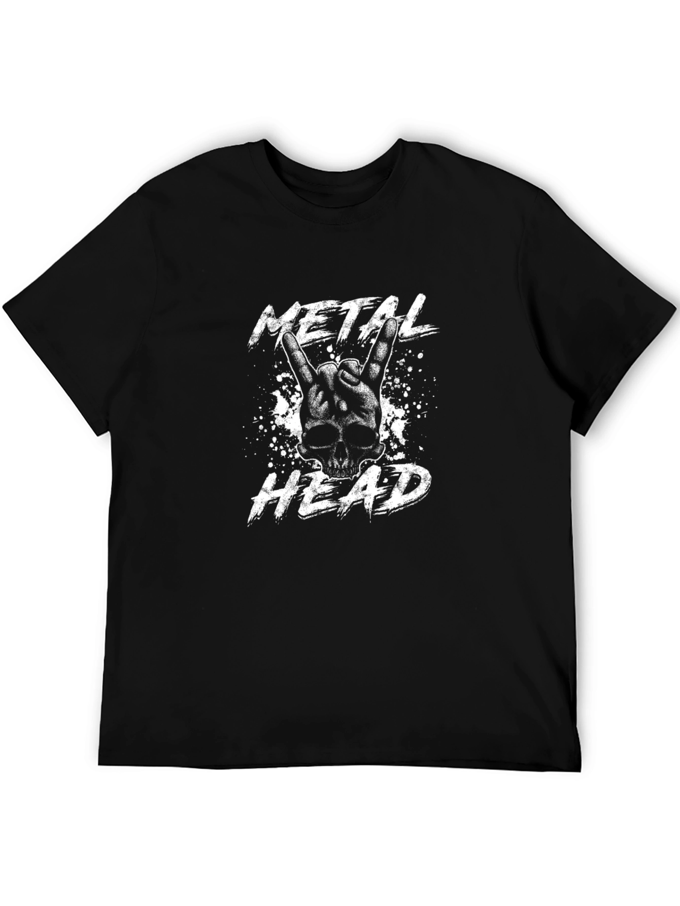 Metal Head Graphic T-Shirt - Rock On!