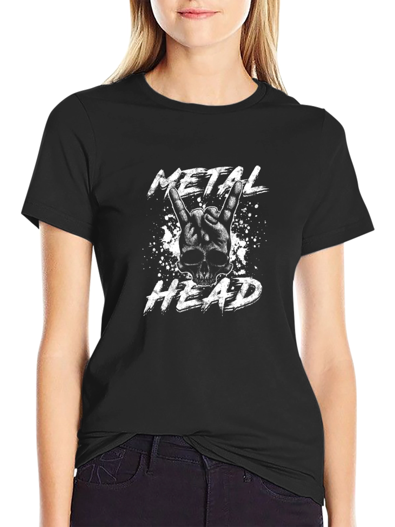 Metal Head Graphic T-Shirt - Rock On!
