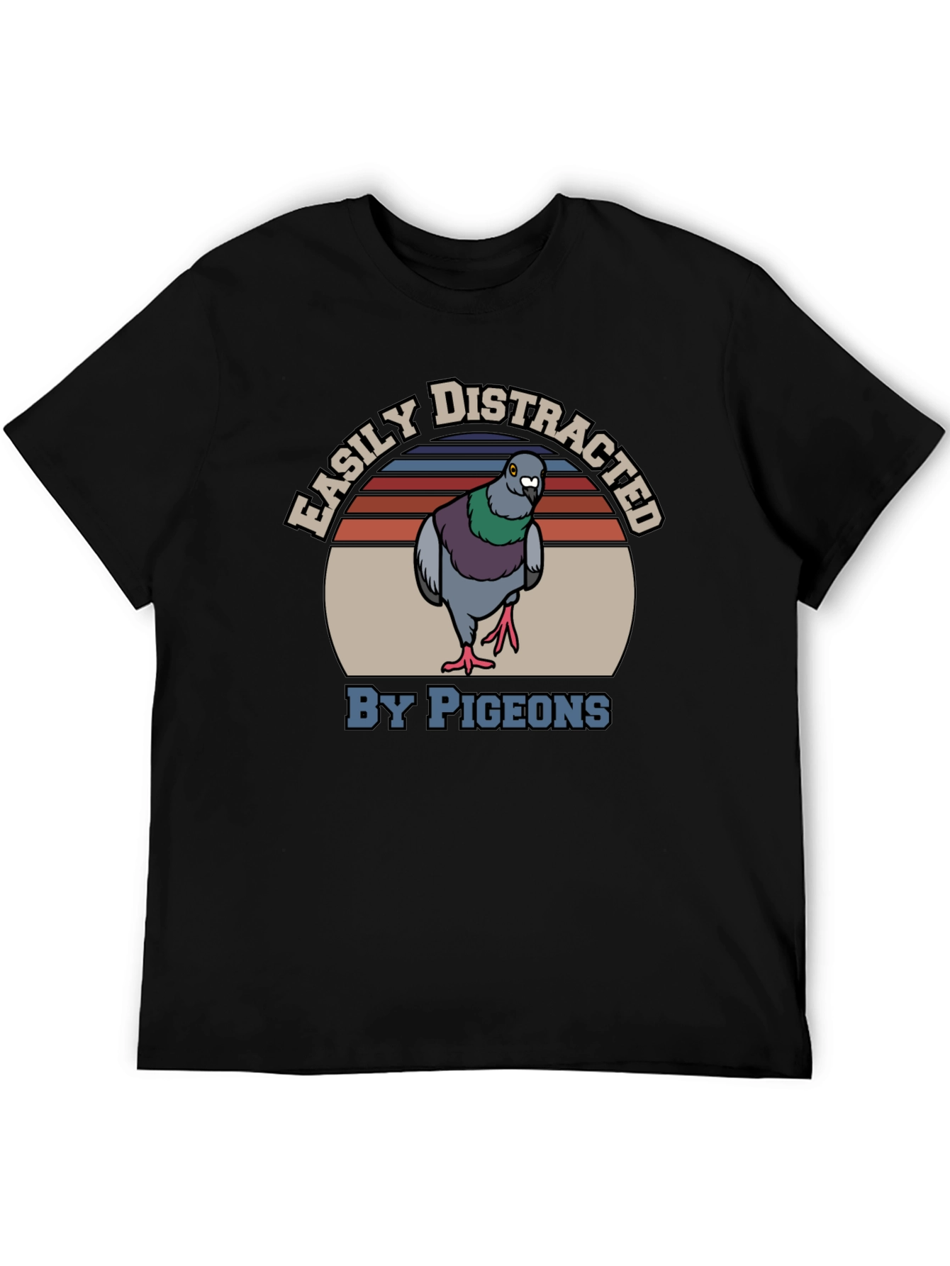 Easily Distracted By Pigeons T-Shirt