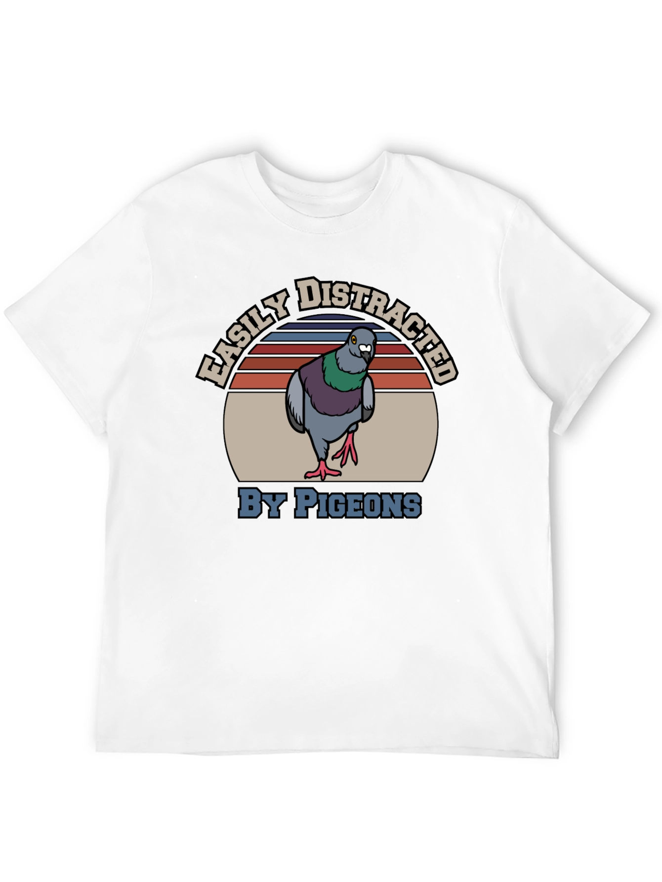 Easily Distracted By Pigeons T-Shirt