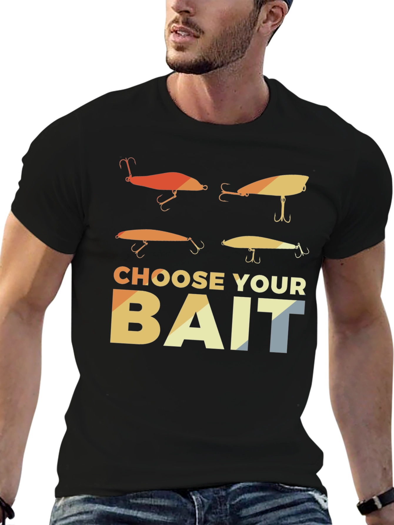 Choose Your Bait Fishing T-Shirt Angler Gift
