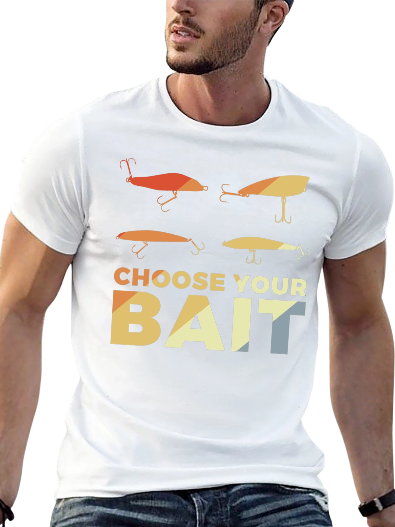 Choose Your Bait Fishing T-Shirt Angler Gift