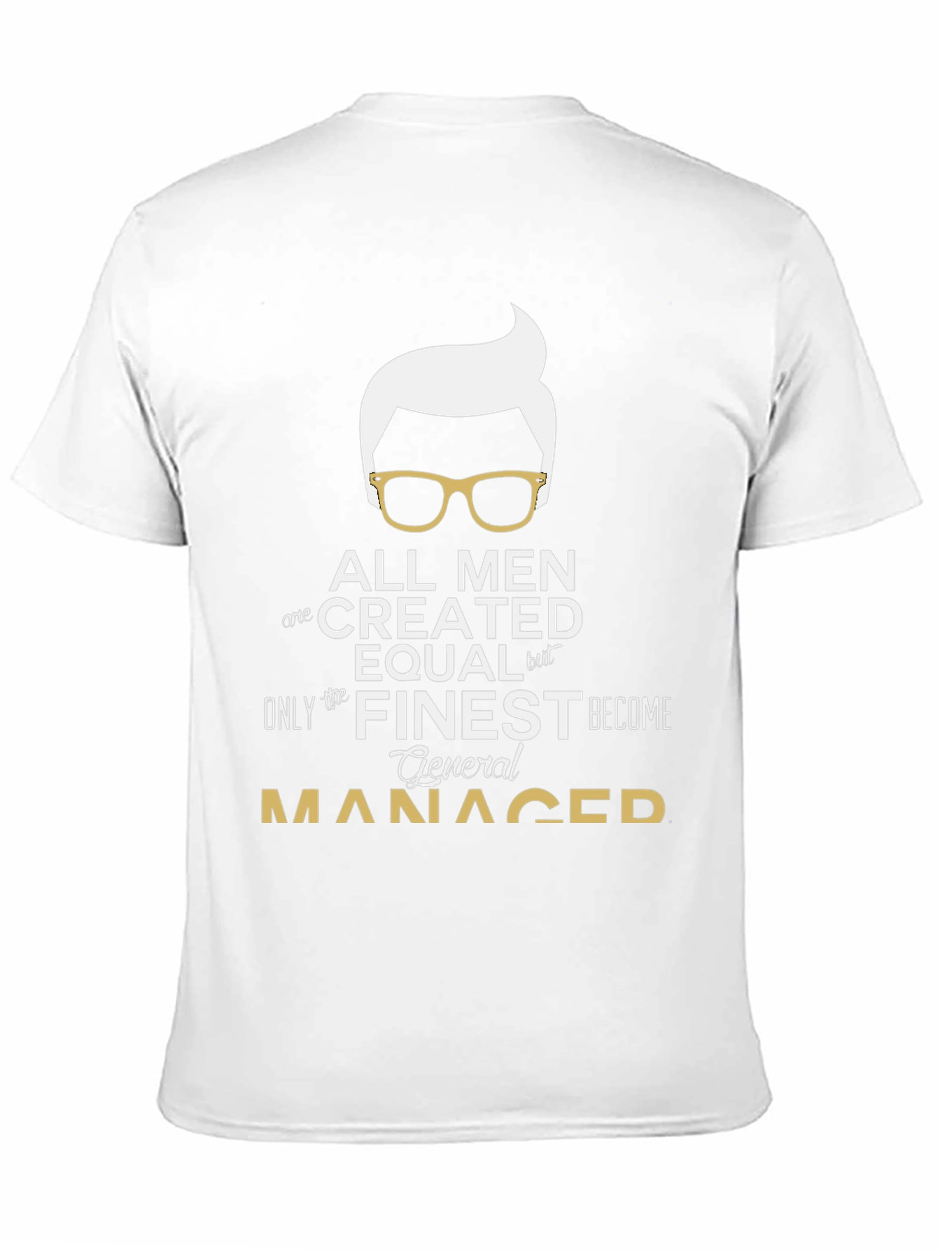 Finest General Manager T-Shirt - Black Cotton Tee