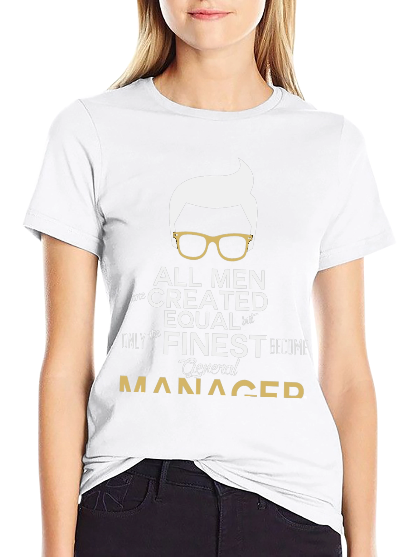 Finest General Manager T-Shirt - Black Cotton Tee
