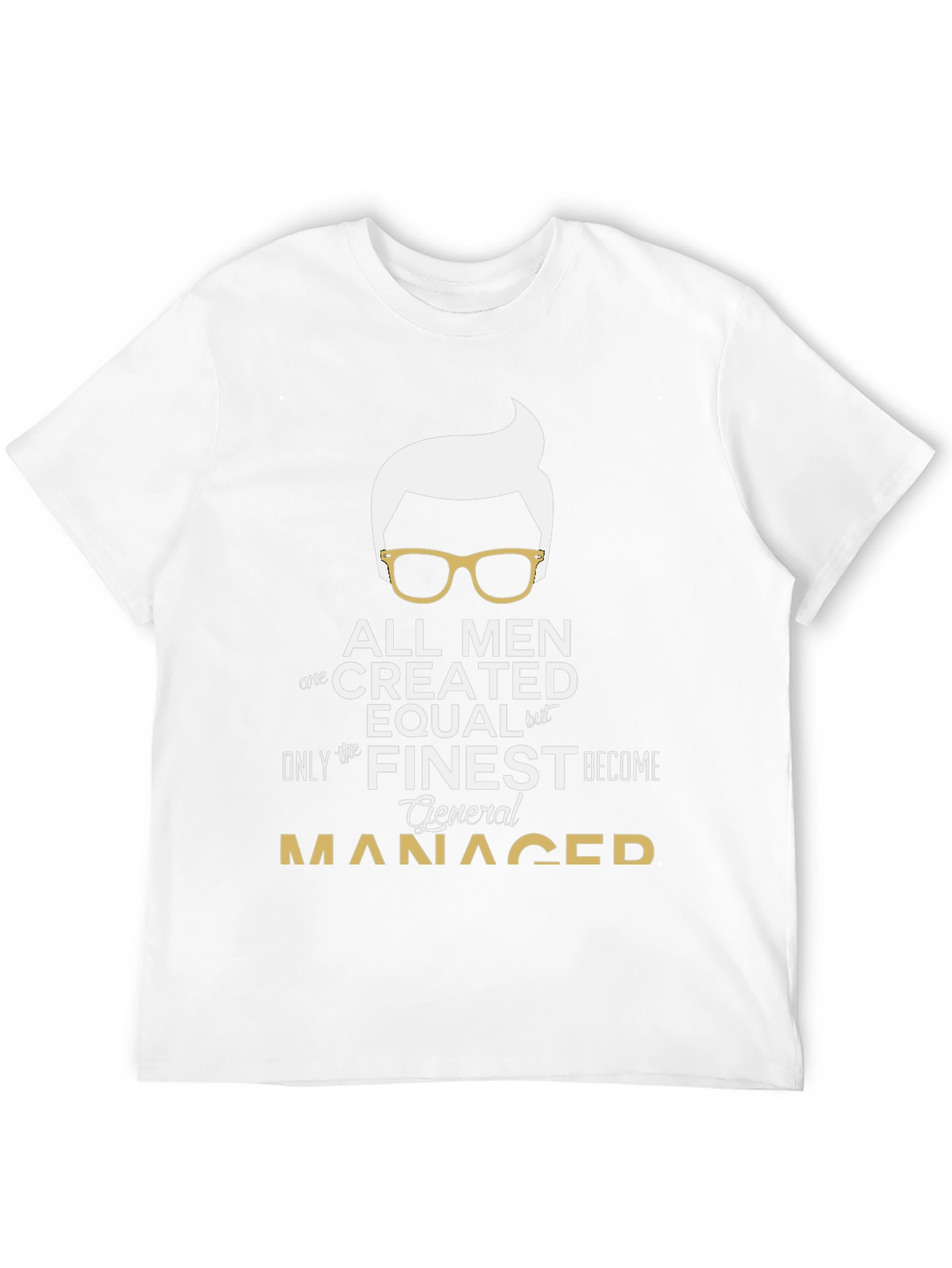 Finest General Manager T-Shirt - Black Cotton Tee