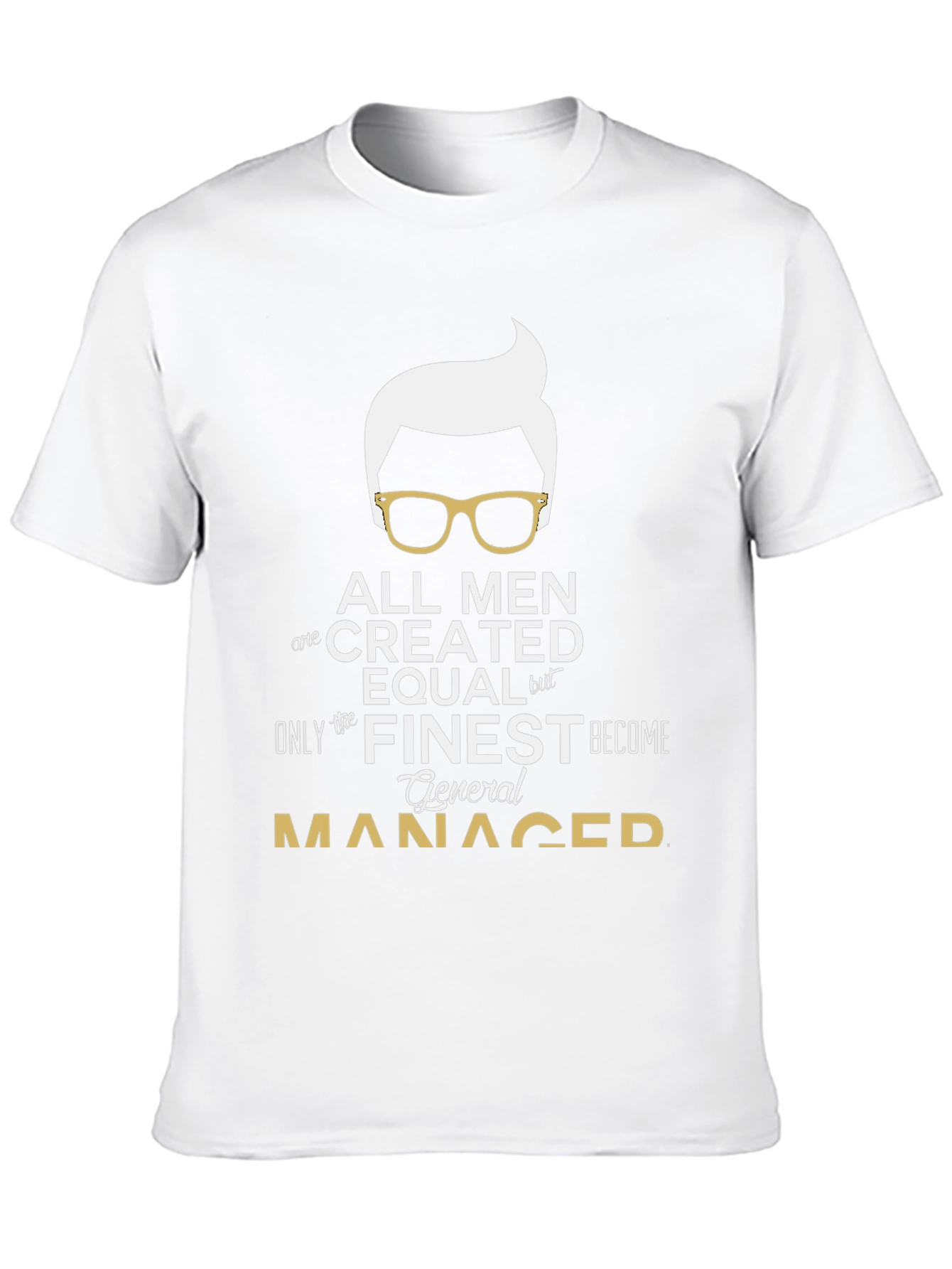 Finest General Manager T-Shirt - Black Cotton Tee