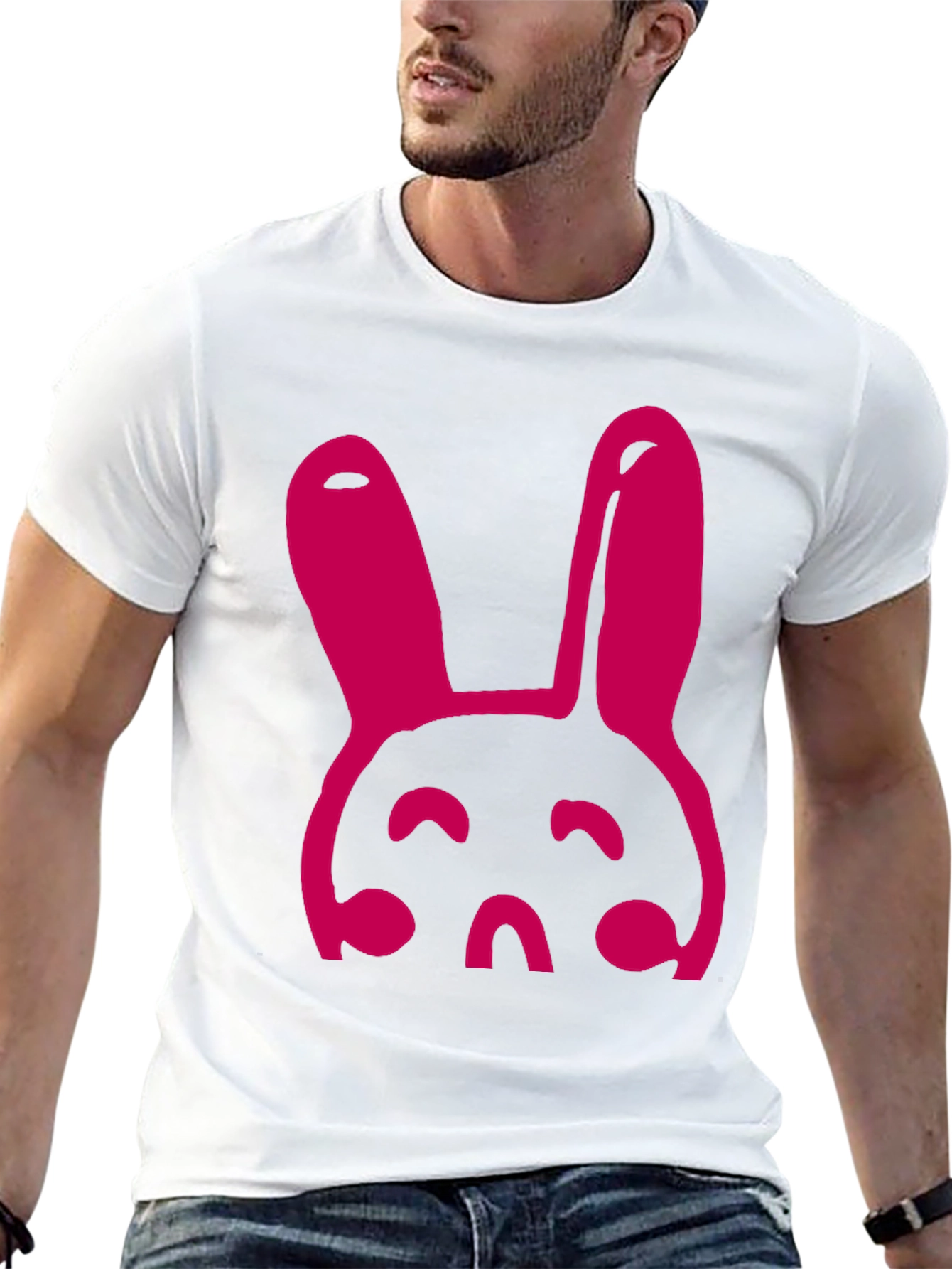 Bunny Graphic Tee - Black