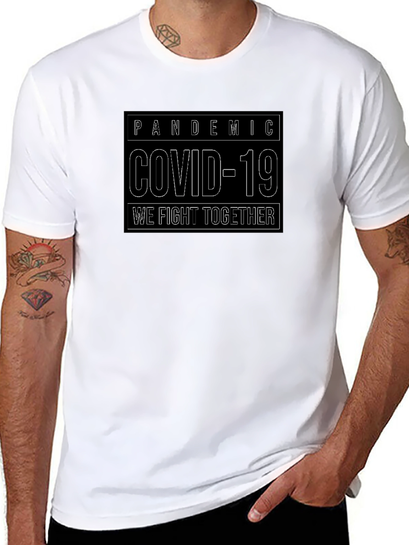 Pandemic Covid-19 T-Shirt: We Fight Together