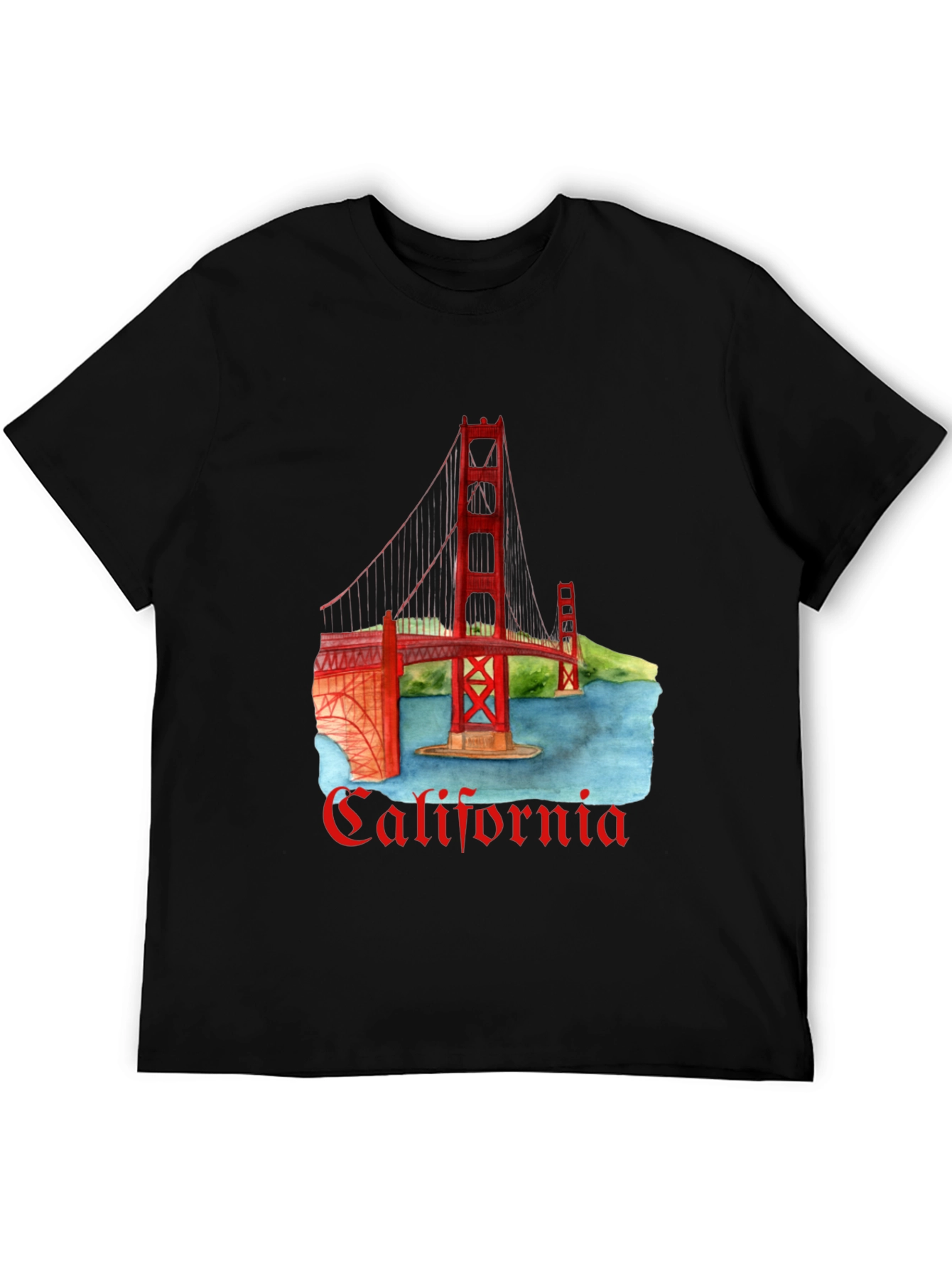 California Golden Gate Bridge Graphic Tee