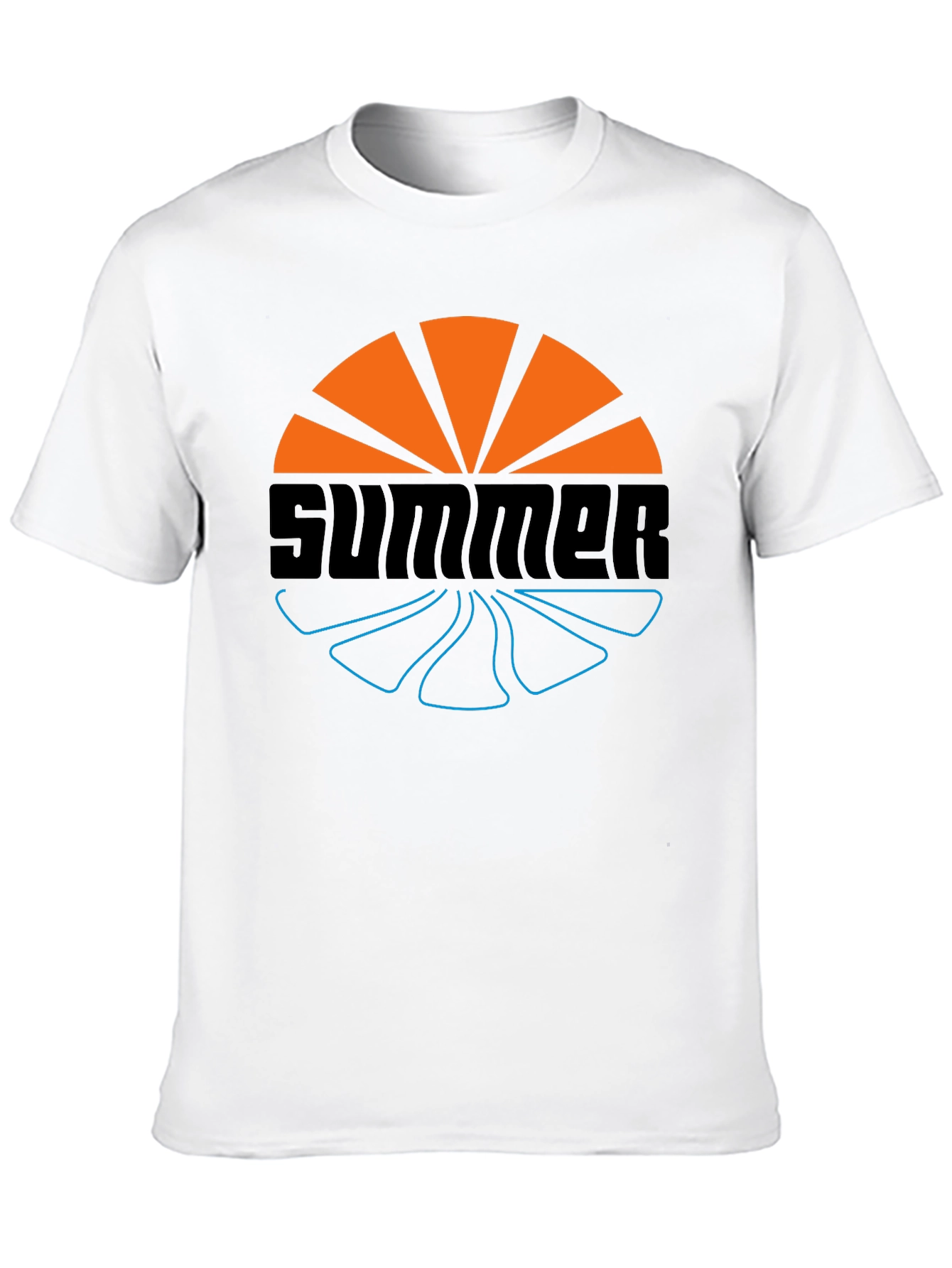 Summer Vibes Graphic Tee - Stylish Black T-Shirt