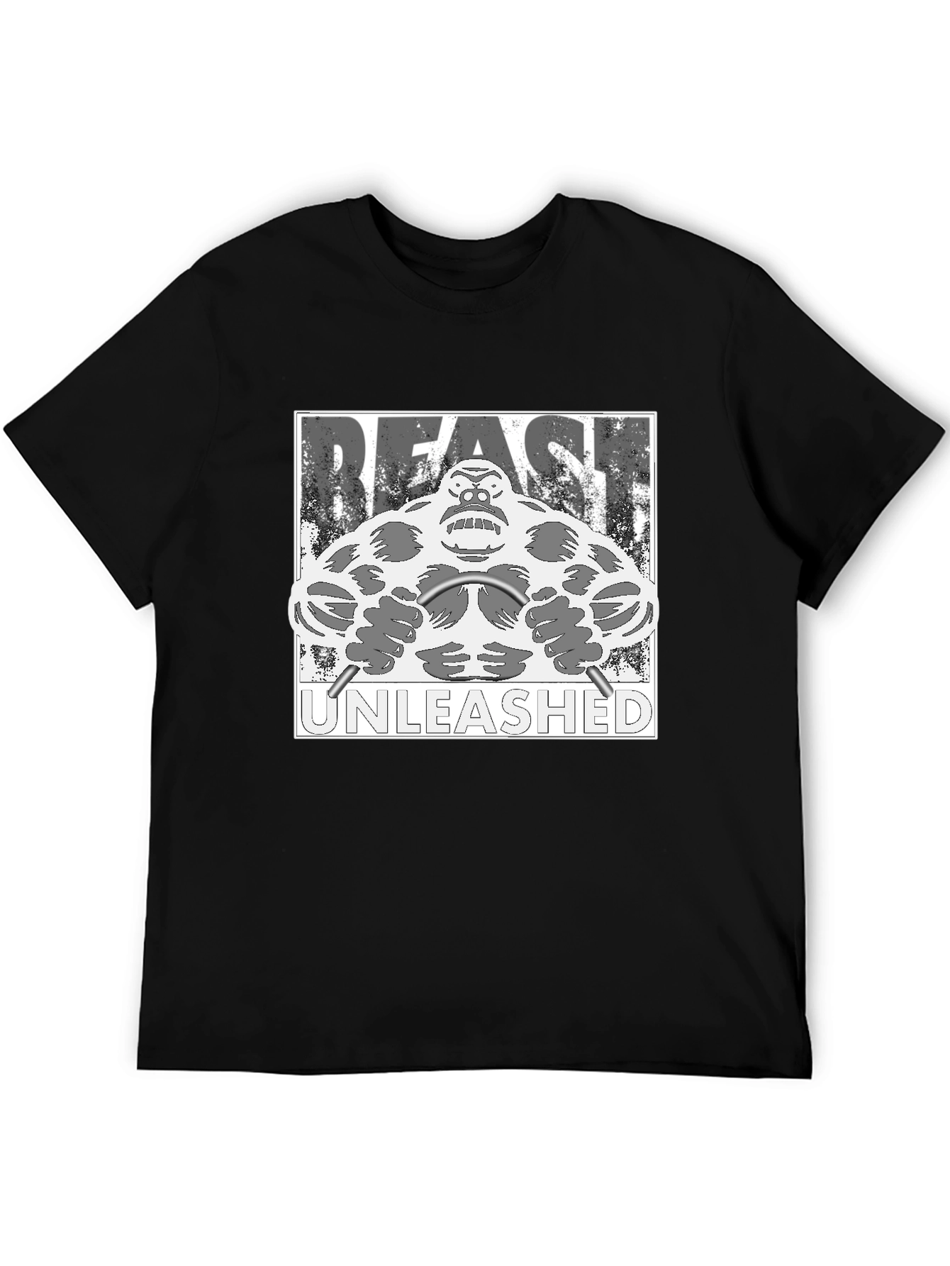 Beast Unleashed Graphic T-Shirt - Gorilla Gym Theme