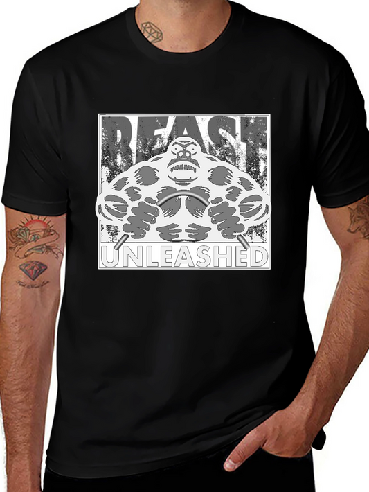 Beast Unleashed Graphic T-Shirt - Gorilla Gym Theme