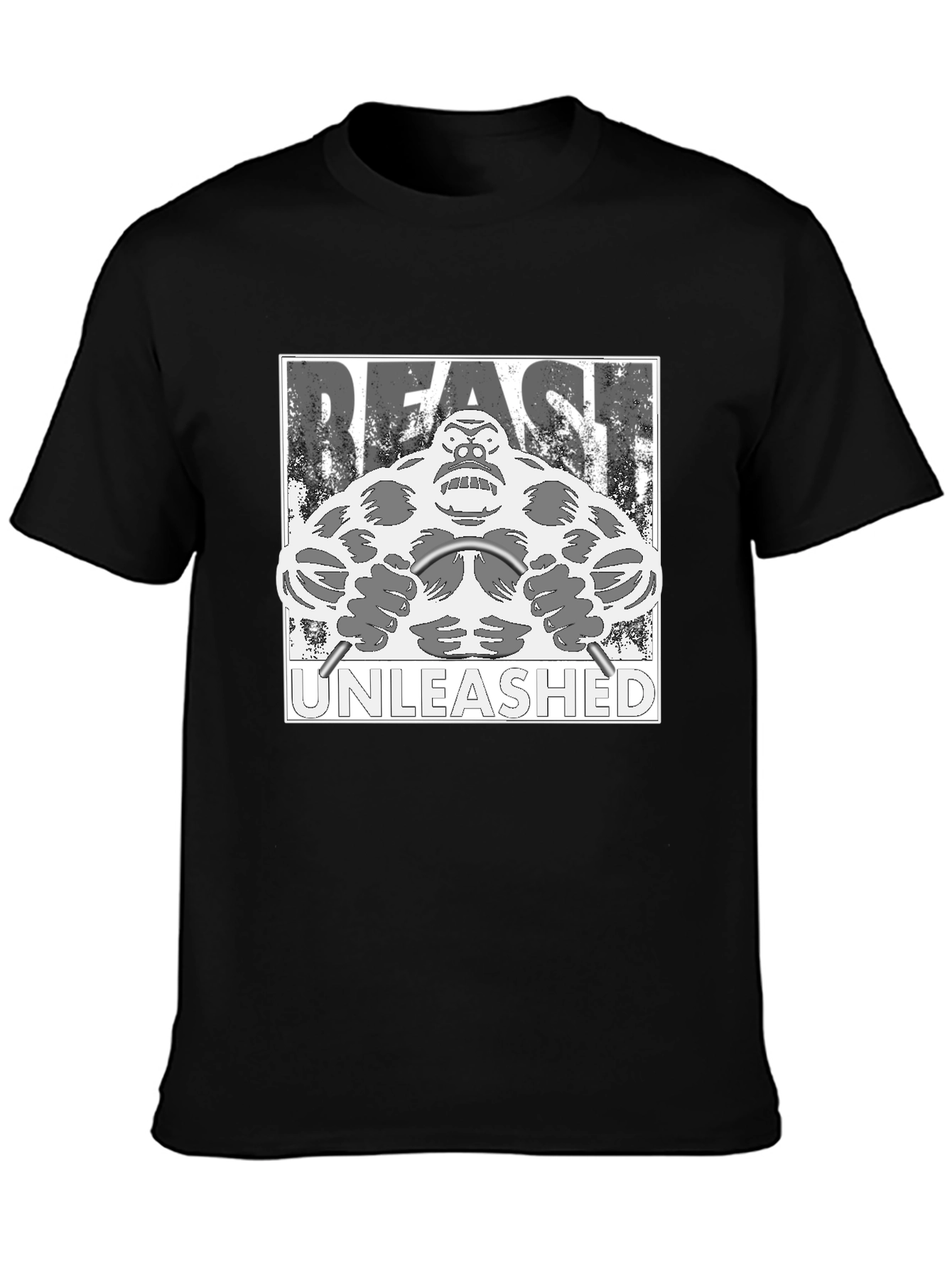 Beast Unleashed Graphic T-Shirt - Gorilla Gym Theme