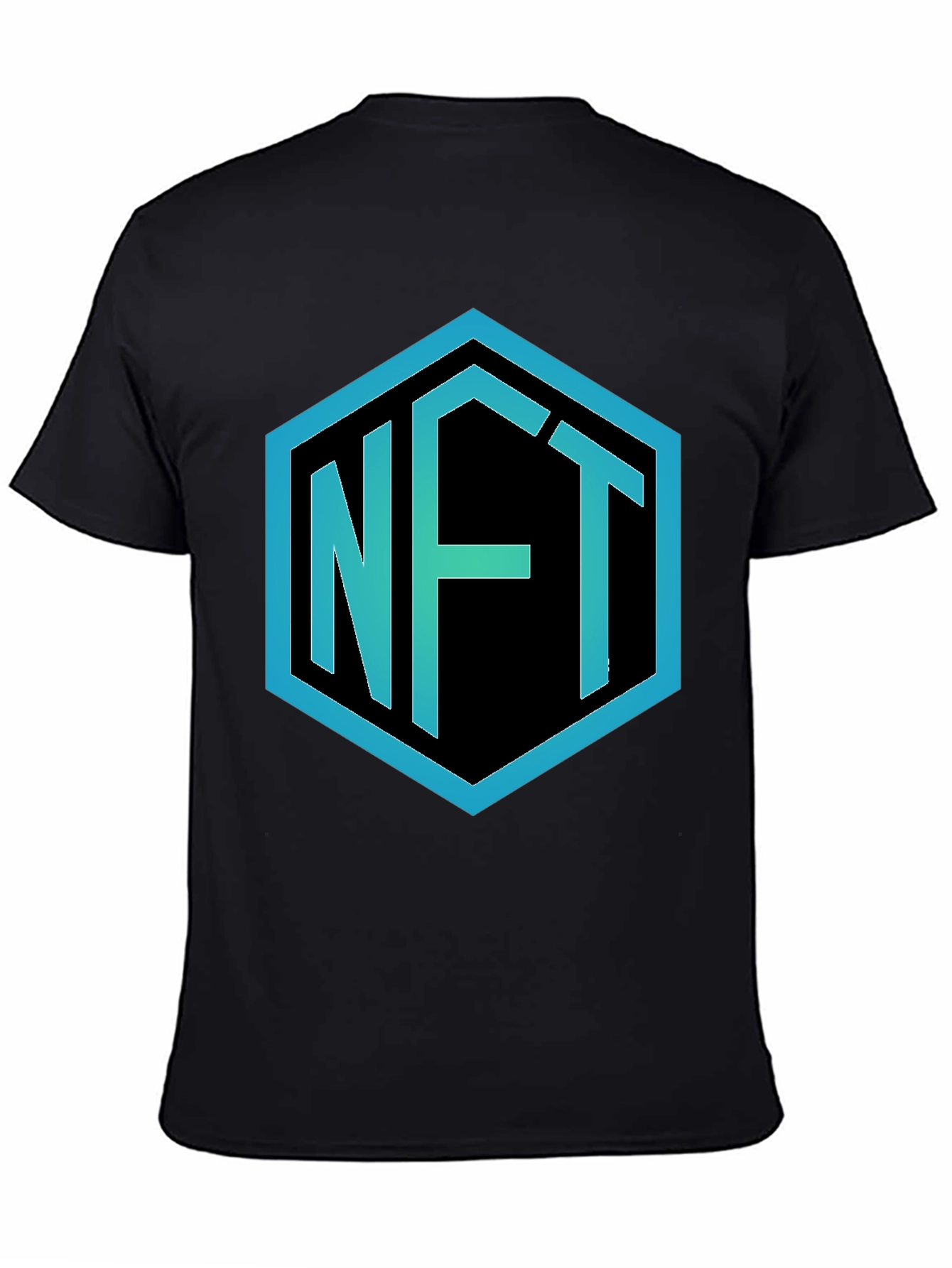 NFT T-Shirt - Crypto Art Hexagon Design